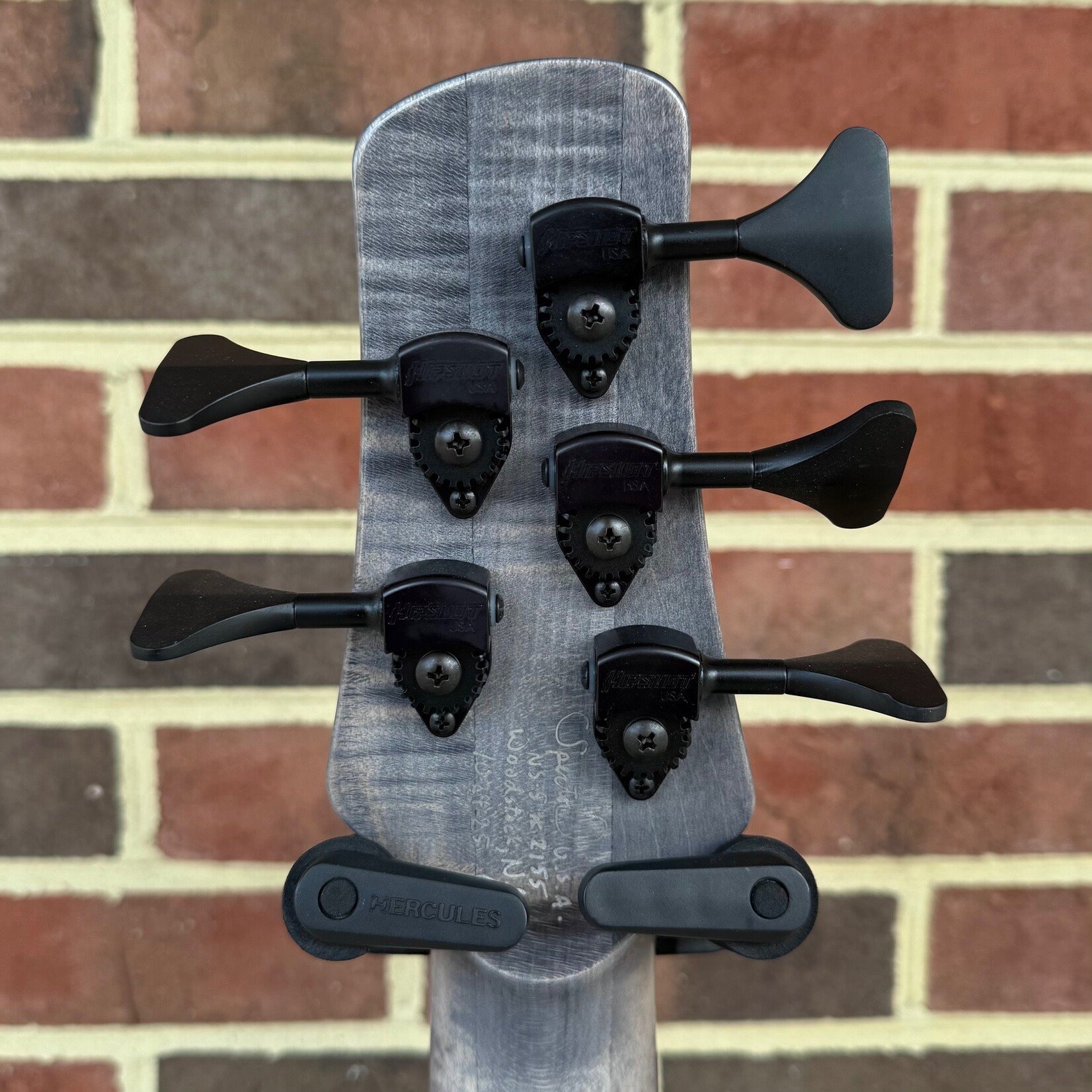 Spector Spector USA NS-5XL, Purple to Charcoal Reverseburst, Maple Burl Top, Swamp Ash Body, 3pc Maple Neck, EMG 40DCX Pickups, Darkglass Tone Capsule Preamp, TSA Hardshell Case