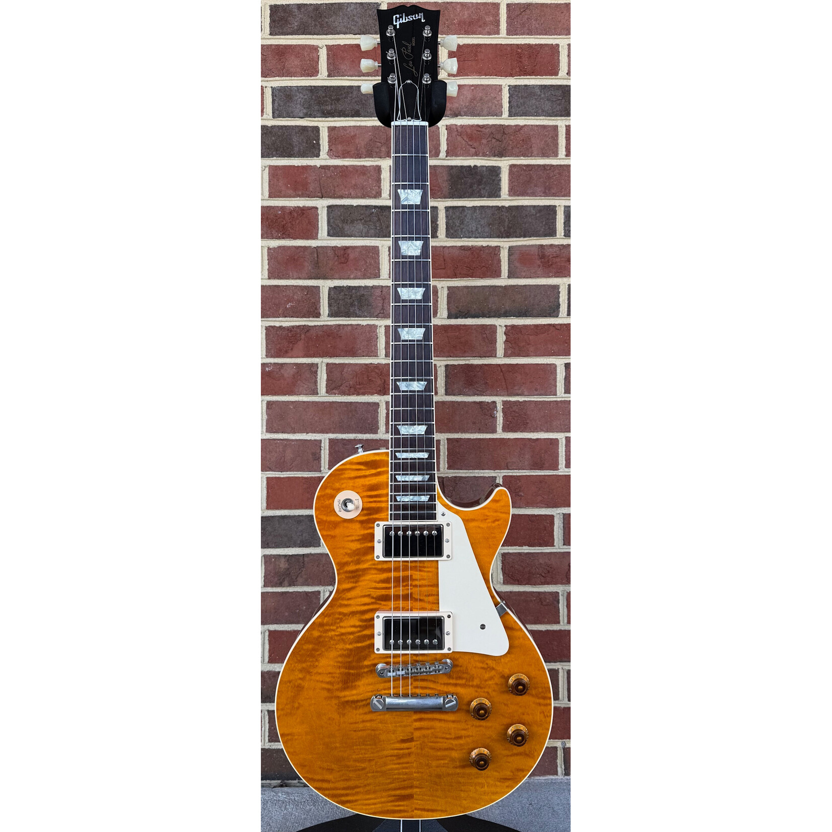 Gibson Custom Modern Les Paul Standard, 2017 Limited Edition, Trans Amber, Hardshell Case (USED)