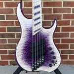 Dingwall Dingwall Z3 Custom 5-String, Purple to Natural Reverseburst, Quilted Maple Top, Dual Density Swamp Ash Body, Maple Neck & Fretboard, Block Inlays, Super Fatty II Pickups, Neve Preamp, Dingwall Deluxe Gig Bag