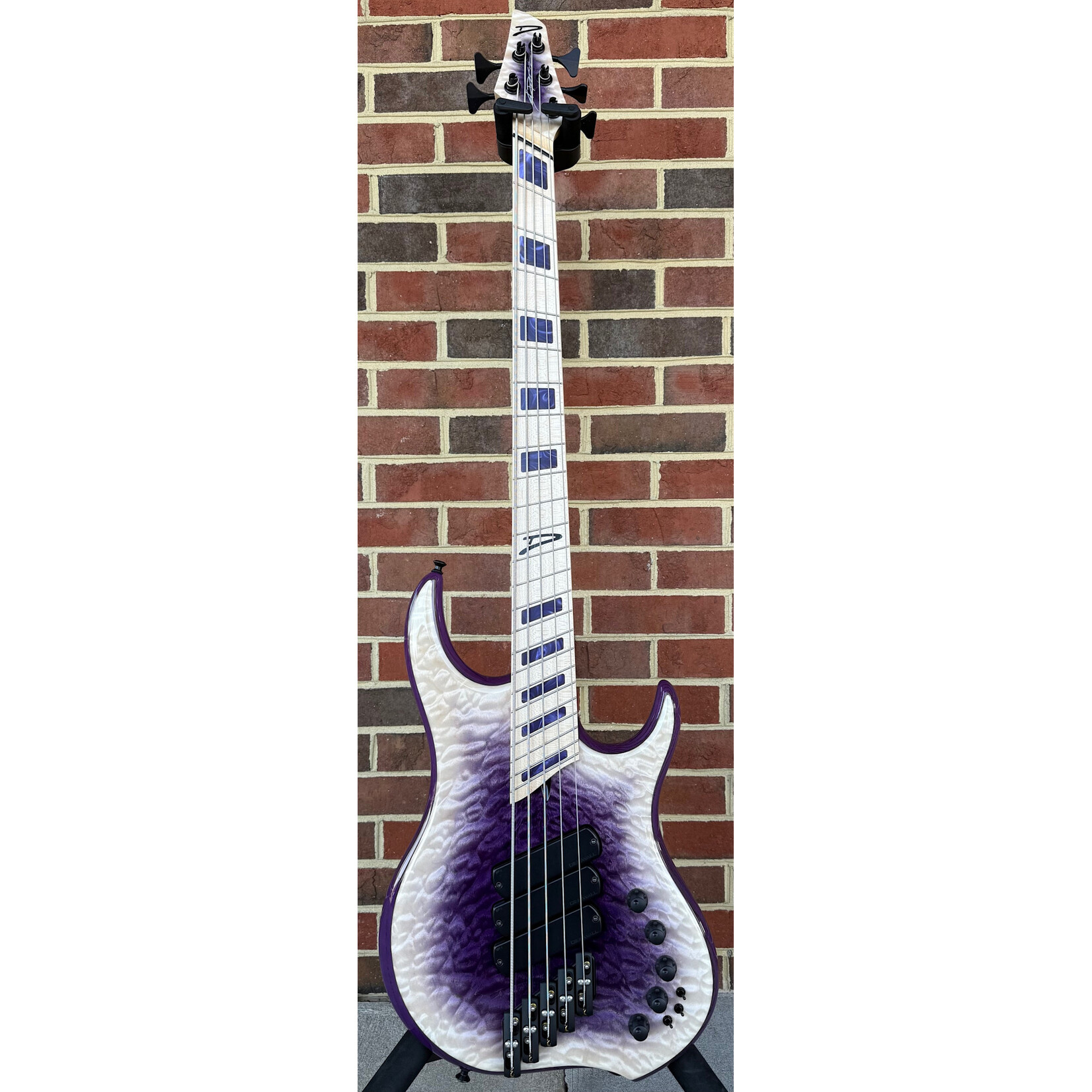 Dingwall Dingwall Z3 Custom 5-String, Purple to Natural Reverseburst, Quilted Maple Top, Dual Density Swamp Ash Body, Maple Neck & Fretboard, Block Inlays, Super Fatty II Pickups, Neve Preamp, Dingwall Deluxe Gig Bag