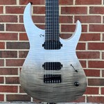 Infinia Guitars Infinia Guitars Ceres, 7-String, Lunar White, Flame Maple Top, White Back, Deluxe Gig Bag
