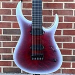 Infinia Guitars Infinia Ceres, 7 String, Scarlet Halo, Quilted Maple Top, White Back, Deluxe Gig Bag