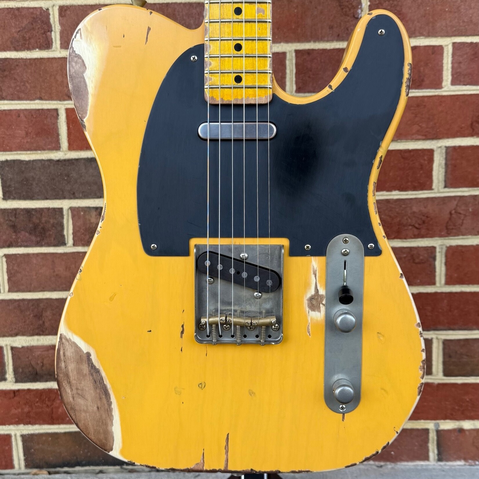 Nash Nash T-52, Butterscotch Blonde, Heavy Aging, Ash Body, Lollar Pickups, Hardshell Case