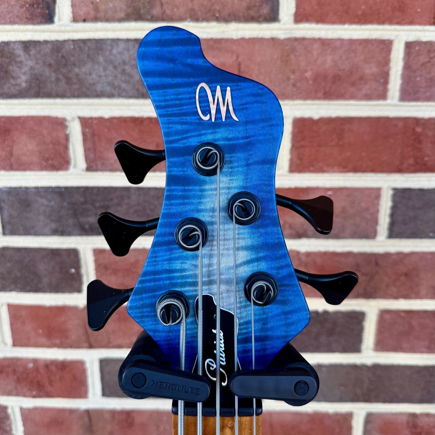 Mayones Mayones Patriot 5, NAMM 2026 9/50, 4A Flamed Maple Top, Mahogany Body, 3pc Maple/Wenge Neck-Thru, 4A Birdseye Maple TEW Fretboard, Velvetrone Noble Double Pickups, Musashi Preamp, Mayones Hybrid Double Deck Case