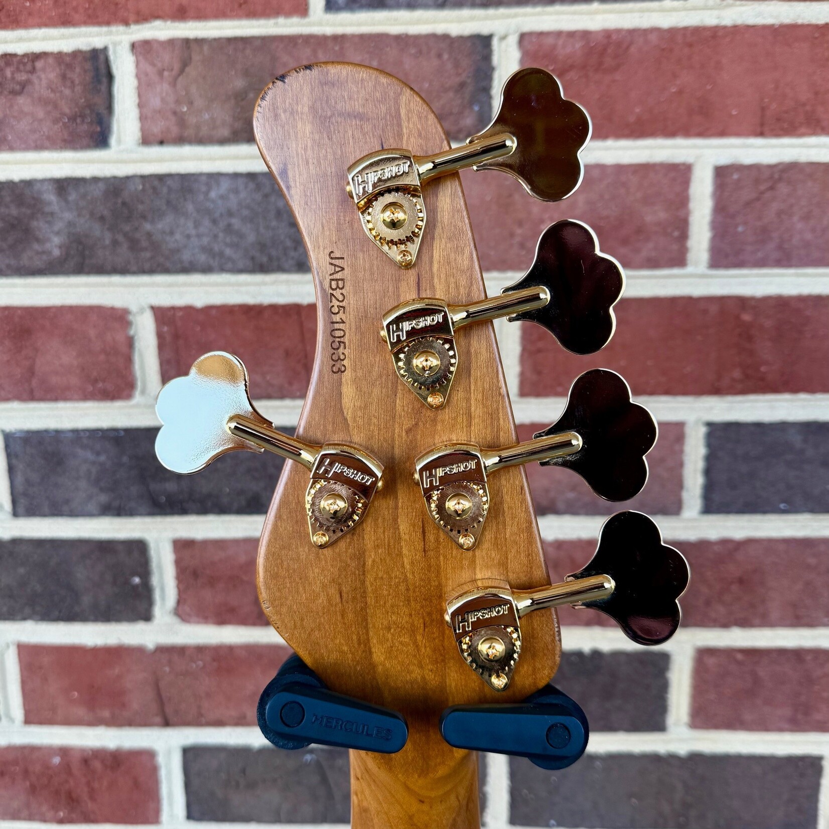 Mayones Mayones Jabba HF Aged 5, NAMM 2026 16/50, Sunburst, Swamp Ash Body, 1pc Maple TEW Neck, Rosewood Fretboard, Block Inlays, Clear Acrylic Ramp, Mayones Double Deck Bass Case