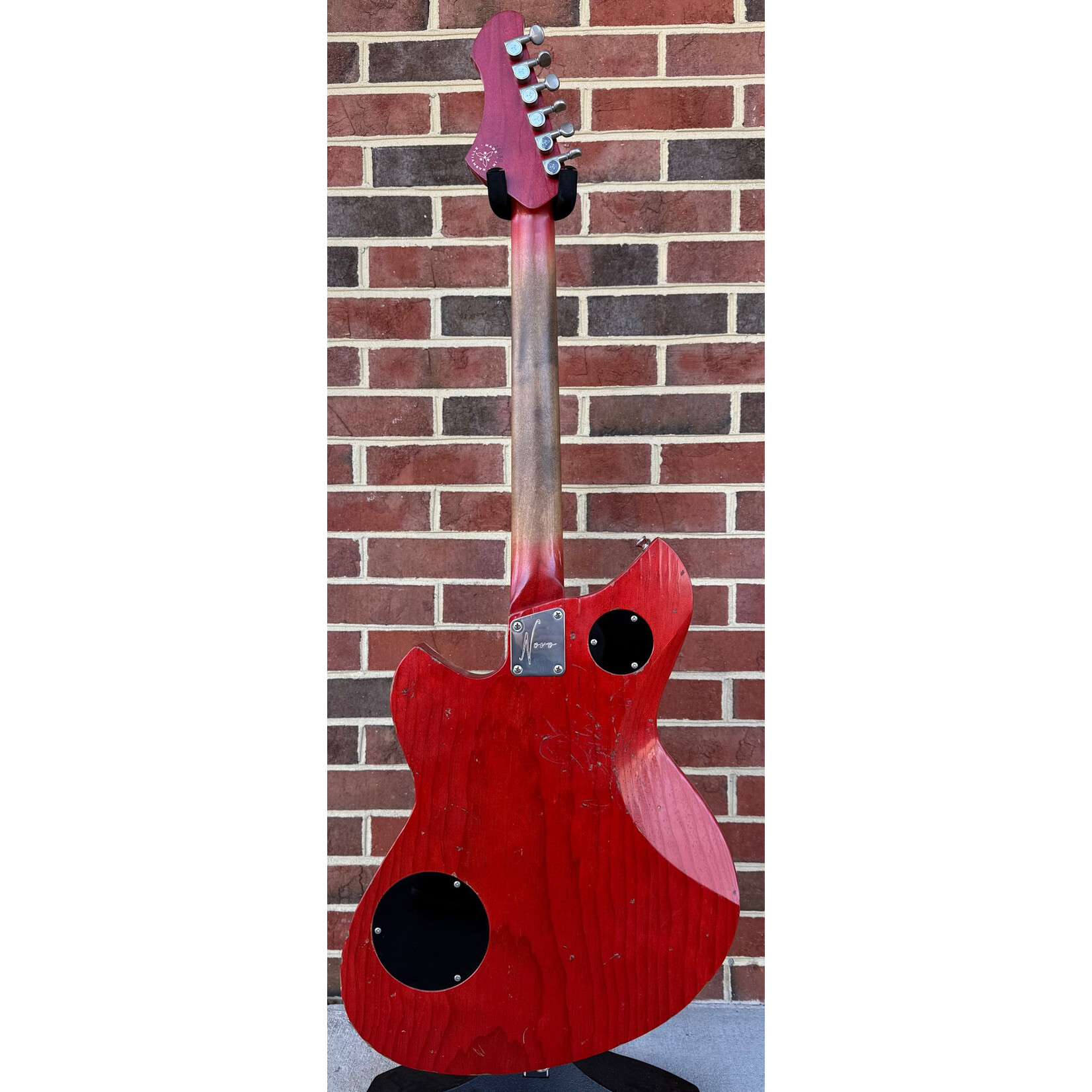 Novo Guitars Novo Guitars Serus Chambered H2 Dealer LTD, Faded Tea Burst, Flame Maple Top, Tempered Pine Body, Lollar Low-Wind Imperial Pickups, Novo Deluxe Gig Bag