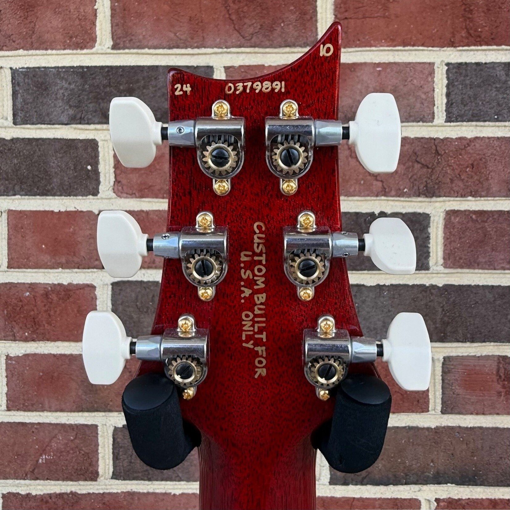 Paul Reed Smith Paul Reed Smith Wood Library Paul's Guitar, Blood Orange, Quilted Maple 10-Top, Brazilian Rosewood Fretboard, Hardshell Case (USED/CONSIGNMENT)