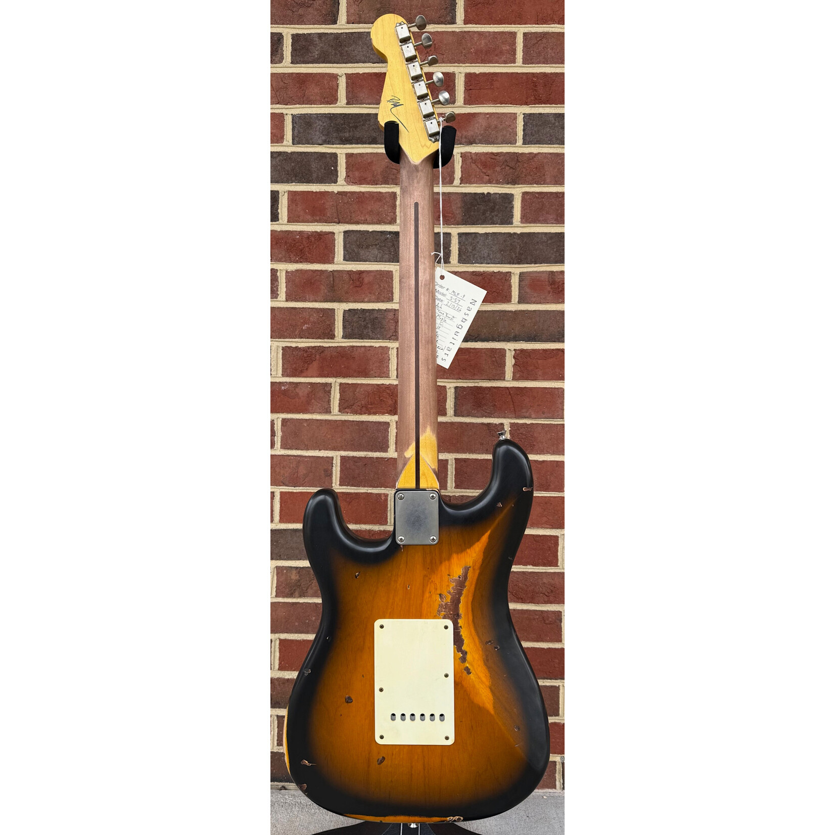 Nash Nash S-57, 2 Tone Burst, Ash Body, Heavy Aging, Maple Neck & Fretboard, Lollar Pickups, Hardshell Case