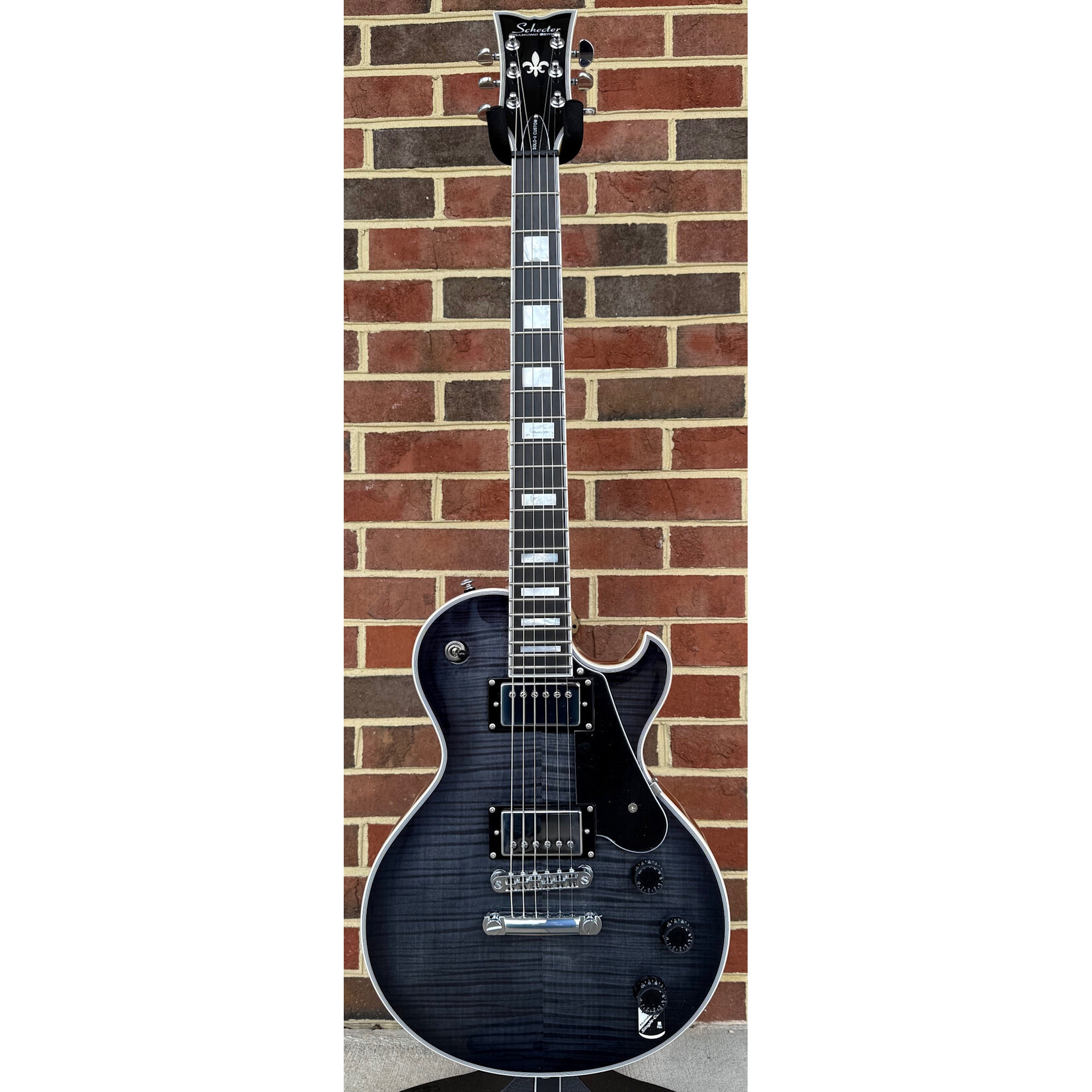 Schecter Guitar Research Schecter Solo II Custom, Trans Black Burst, Ebony Fretboard, Block Inlays, Locking Tuners