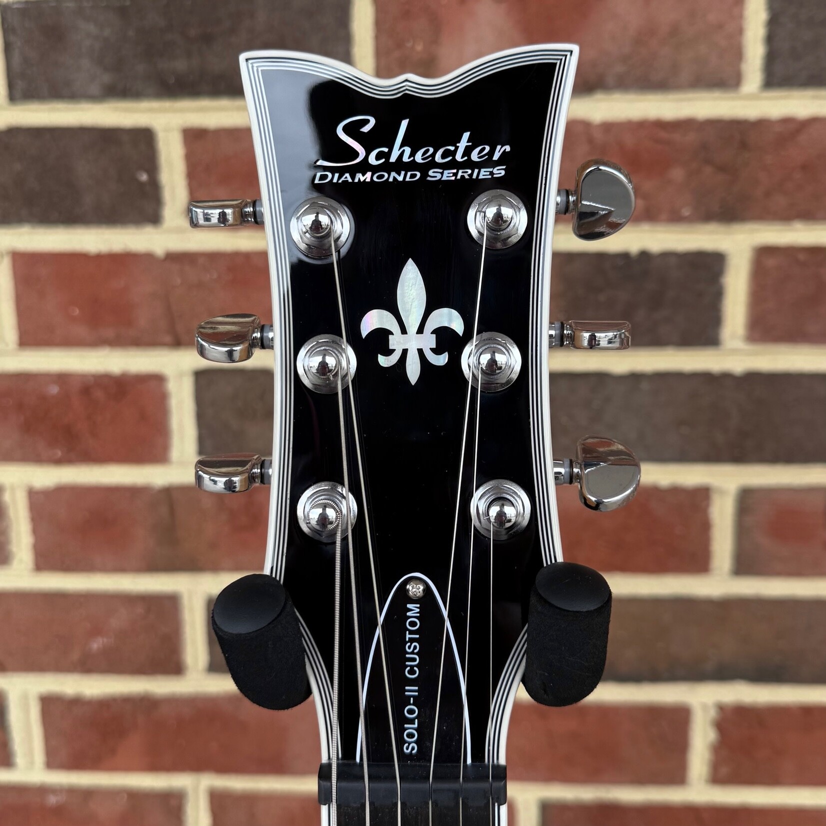 Schecter Guitar Research Schecter Solo II Custom, Trans Black Burst, Ebony Fretboard, Block Inlays, Locking Tuners