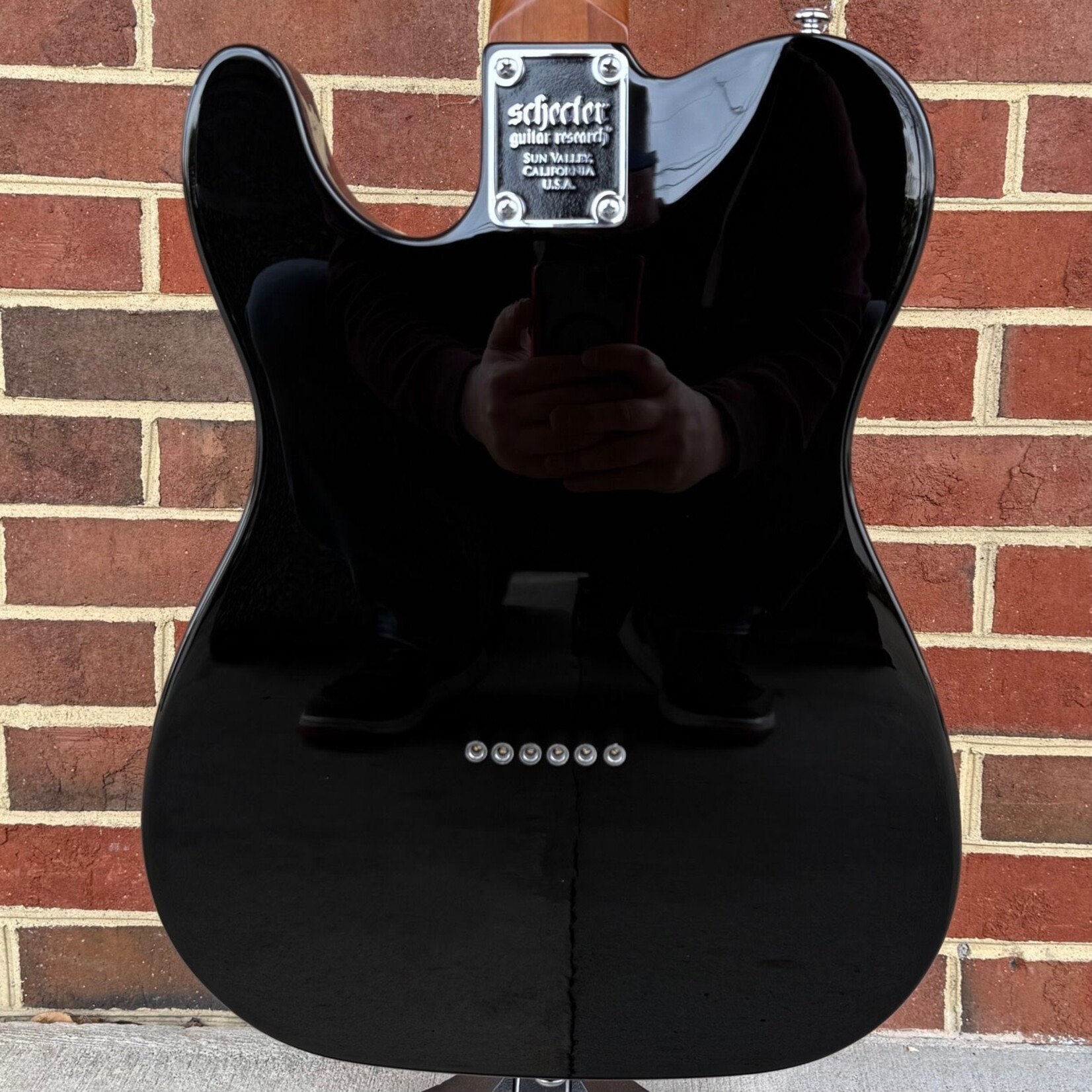 Schecter Guitar Research Schecter Nick Johnston PT, Atomic Ink, Roasted Maple Neck, Ebony Fretboard, Locking Tuners