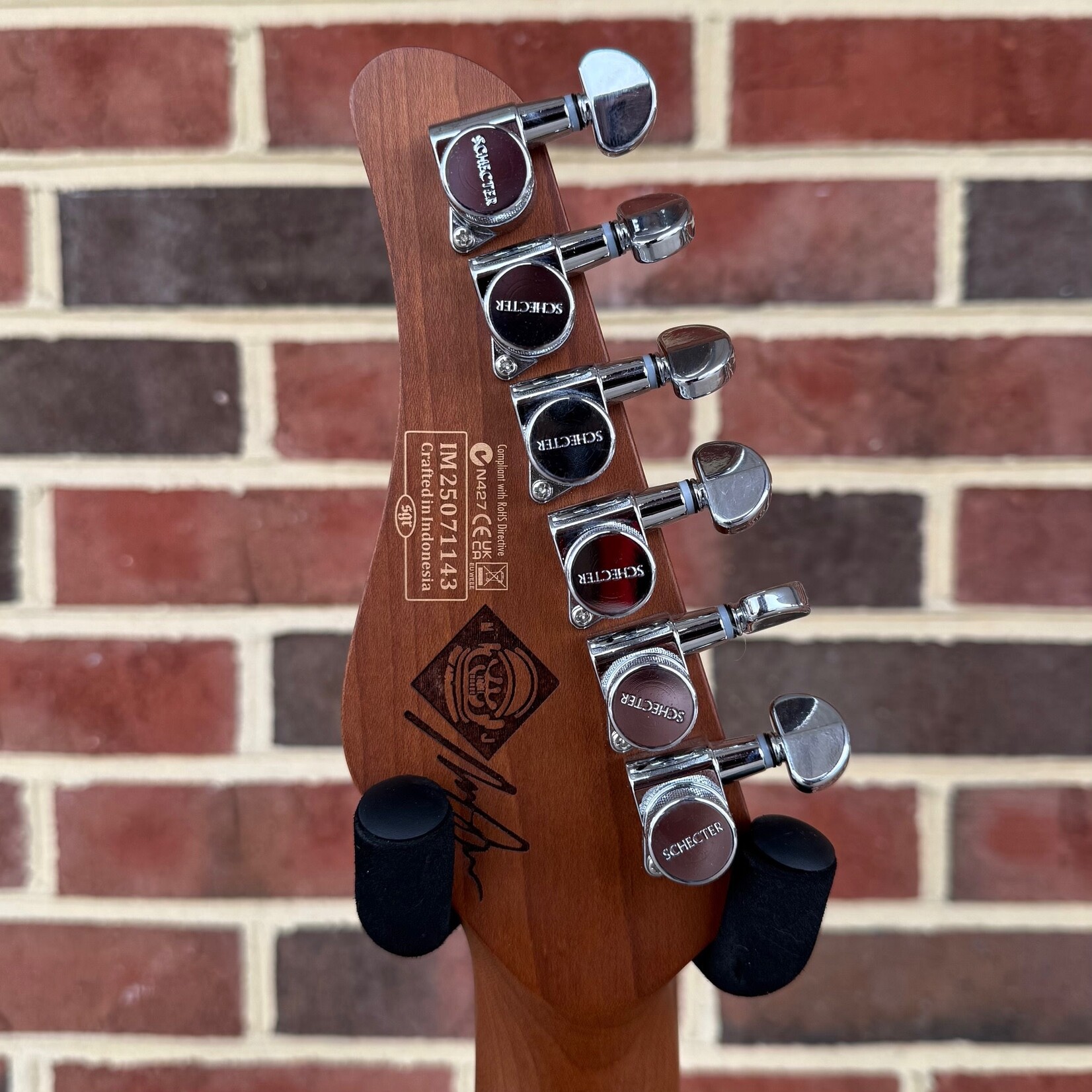 Schecter Guitar Research Schecter Nick Johnston PT, Atomic Ink, Roasted Maple Neck, Ebony Fretboard, Locking Tuners