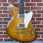 Novo Guitars Novo Guitars Serus Chambered H2 Dealer LTD, Dirty Lemon Burst, Flame Maple Top, Tempered Pine Body, Lollar Low-Wind Imperial Pickups, Novo Deluxe Gig Bag