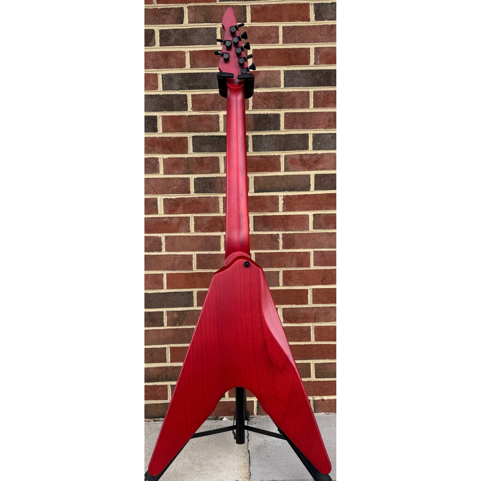 Dunable Guitars Dunable USA Asteroid 7-String, Crimson Red, Swamp Ash Body