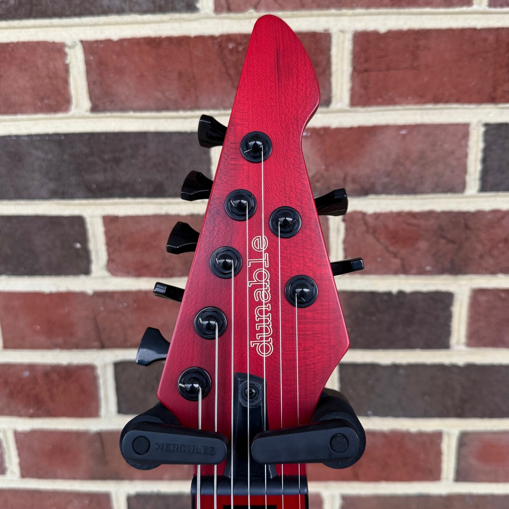 Dunable Guitars Dunable USA Asteroid 7-String, Crimson Red, Swamp Ash Body