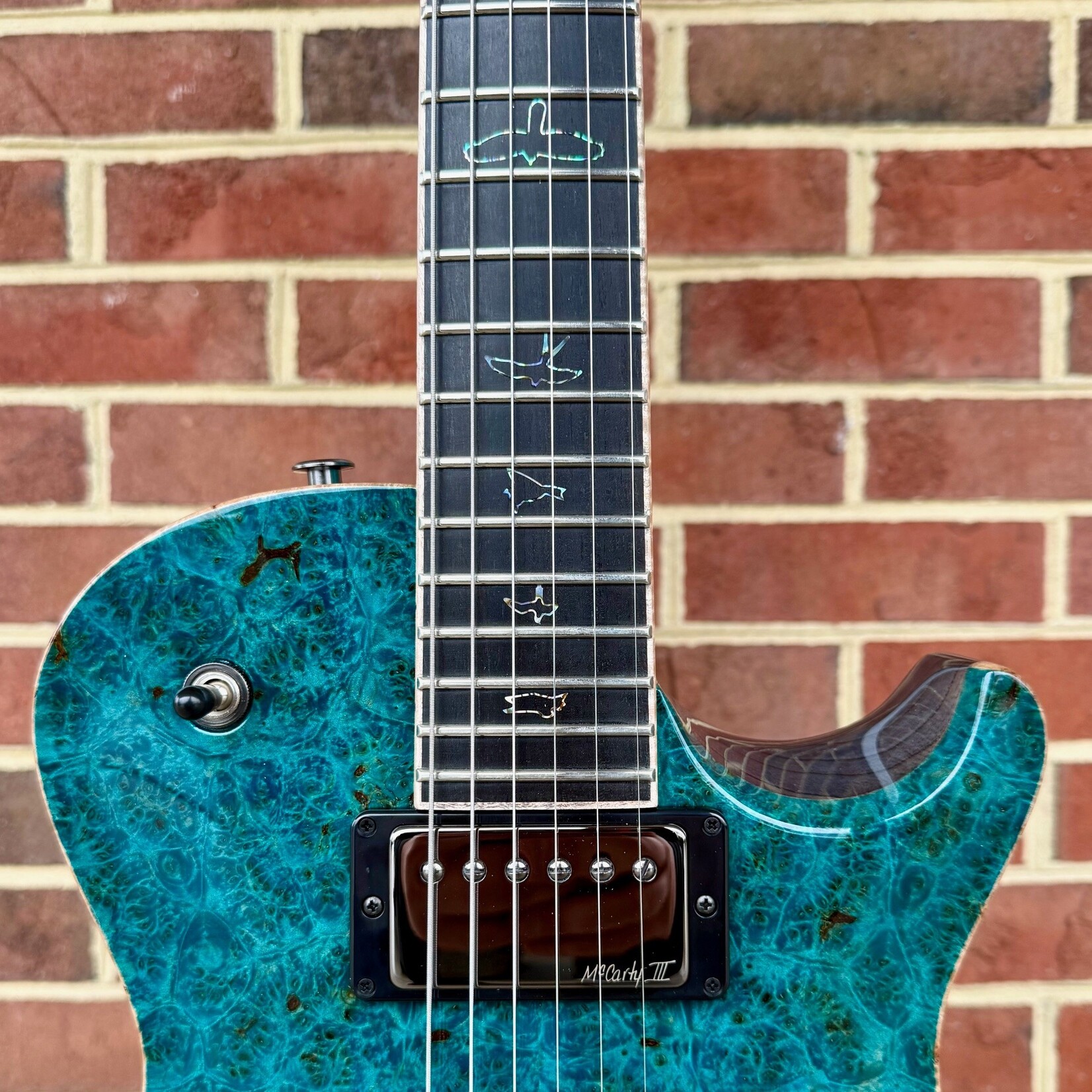Paul Reed Smith Paul Reed Smith Private Stock McCarty SC56, Burl Maple Top, Swamp Ash Body, Flame Maple Neck, Ebony Fretboard, Hardshell Case