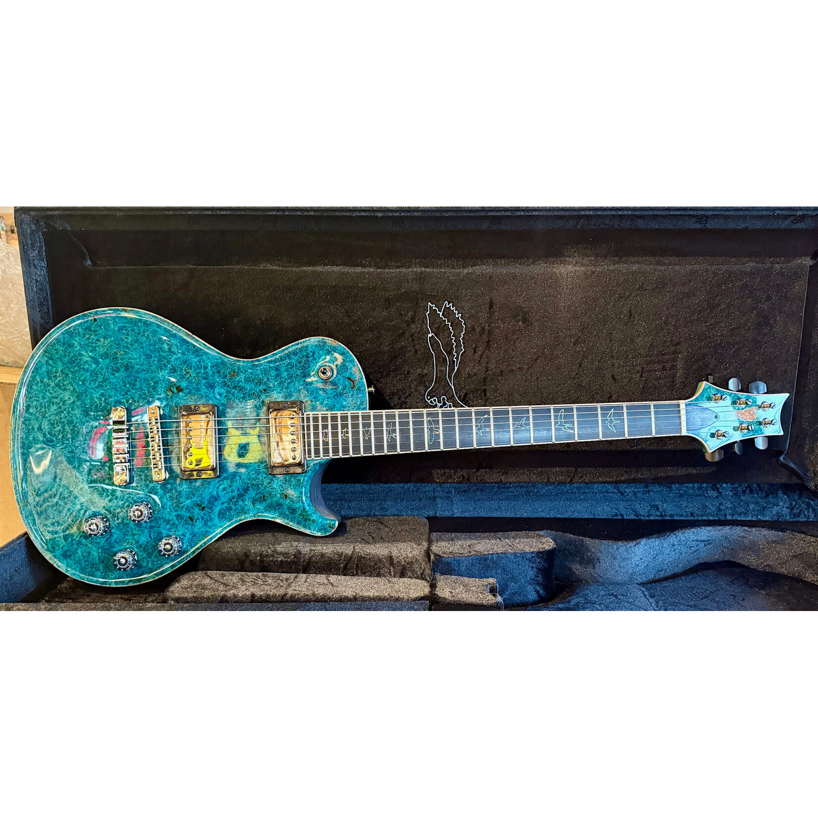 Paul Reed Smith Paul Reed Smith Private Stock SC56, Burl Maple Top, Swamp Ash Body, Flame Maple Neck, Ebony Fretboard, Hardshell Case