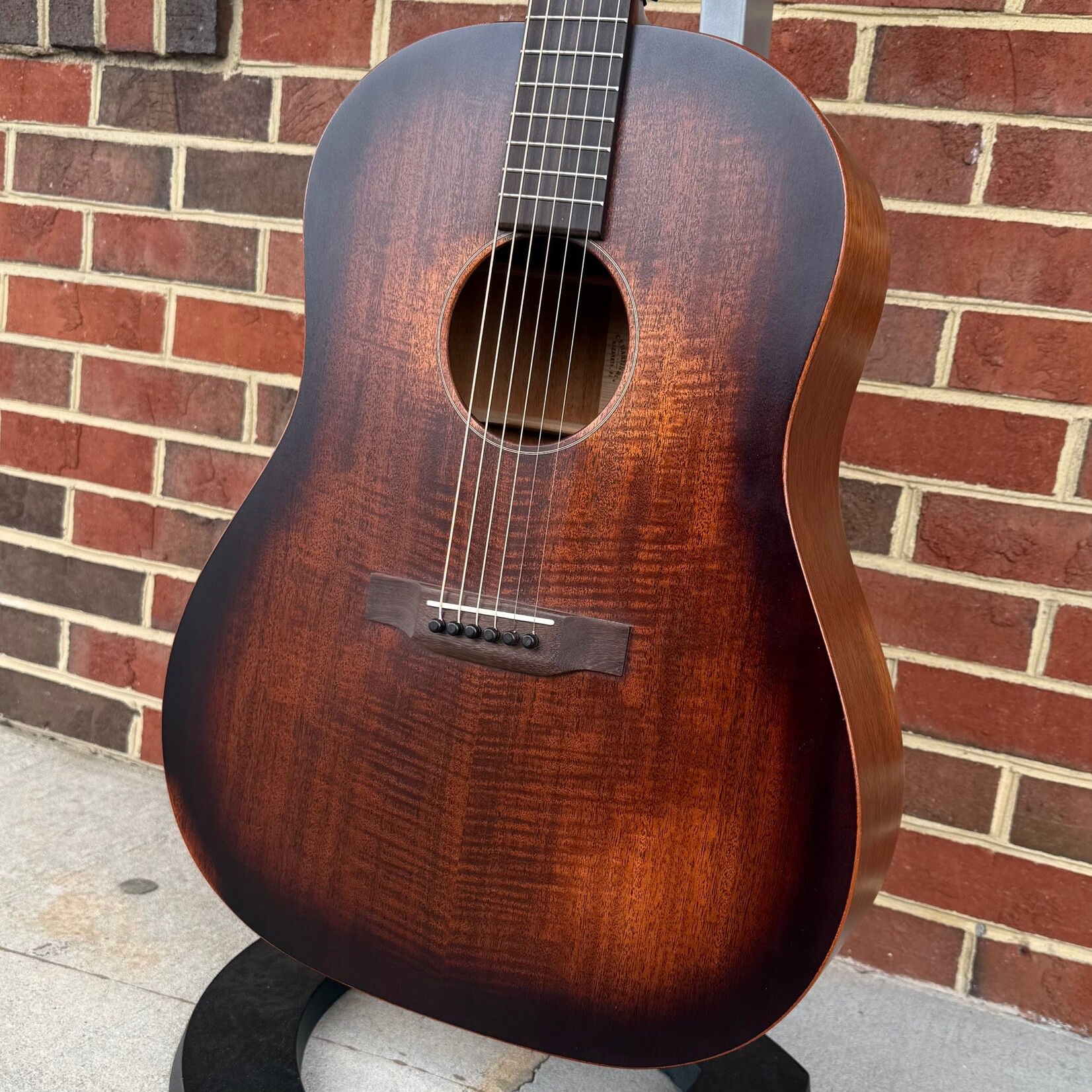 Martin Martin DSS-15M StreetMaster, Slope Shoulder Dreadnaught, Mahogany Burst, Mahogany Top, Mahogany Back & Sides w/ Hardshell Case (USED)