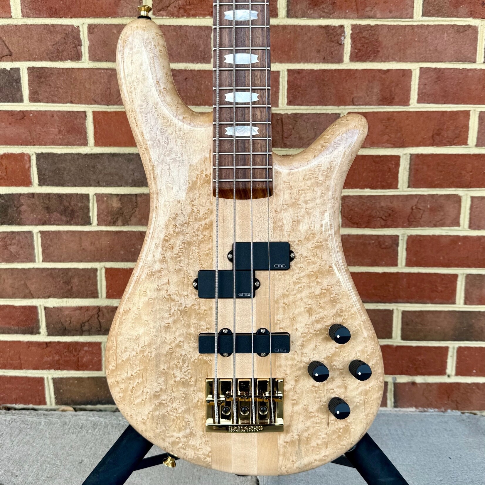 Spector Spector USA NAMM 2026 Brooklyn Era NS-2, Solid Master Grade Birdseye Maple Wings, 3pc Maple Neck, Pau Ferro Fretboard, Badass Bridge, HAZ 9v, TSA Case