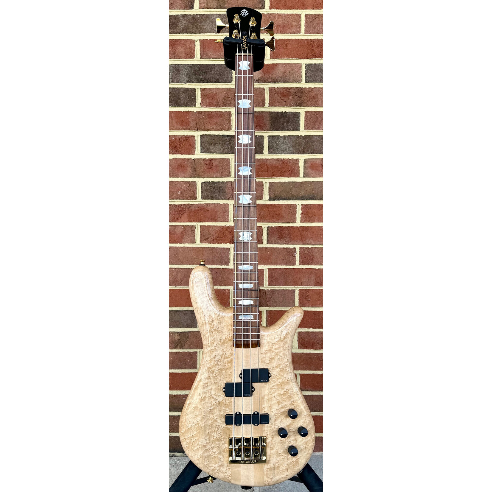 Spector Spector USA NAMM 2026 Brooklyn Era NS-2, Solid Master Grade Birdseye Maple Wings, 3pc Maple Neck, Pau Ferro Fretboard, Badass Bridge, HAZ 9v, TSA Case