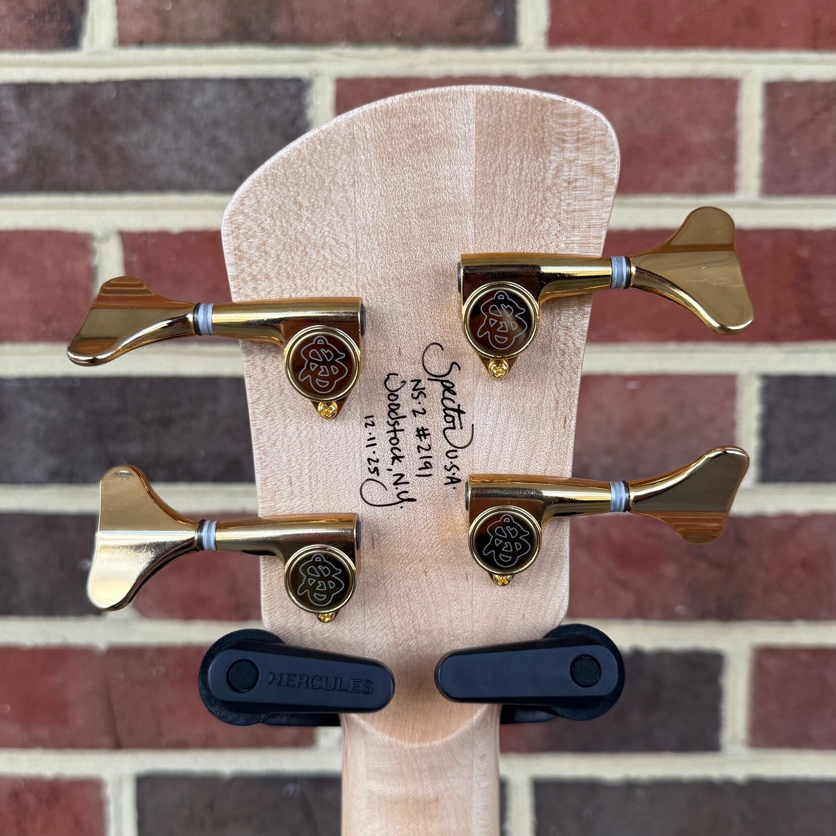 Spector Spector USA NAMM 2026 Brooklyn Era NS-2, Solid Master Grade Birdseye Maple Wings, 3pc Maple Neck, Pau Ferro Fretboard, Badass Bridge, HAZ 9v, TSA Case