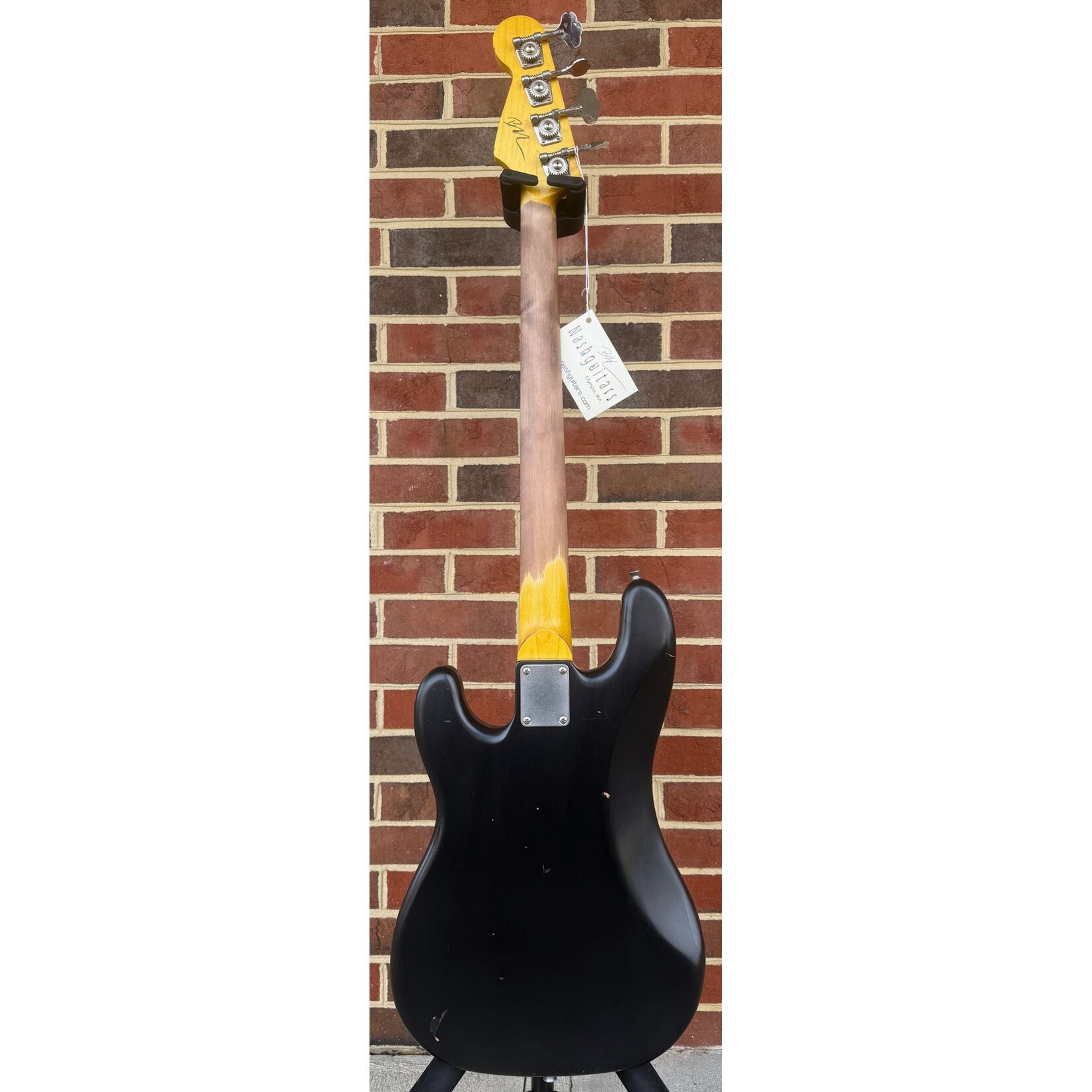 Nash Nash PB-63, Black, Light Aging, Alder Body, Maple Neck, Rosewood Fretboard, Matching Headstock, Lollar Pickups, Hardshell Case