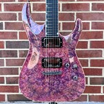 ESP ESP USA Limited Edition Horizon, 1 of 12, Pink Carmine, Maple Burl Top, Mahogany Body, Ebony Fretboard, EMG X Pickups, Gotoh Locking Tuners, Hardshell Case