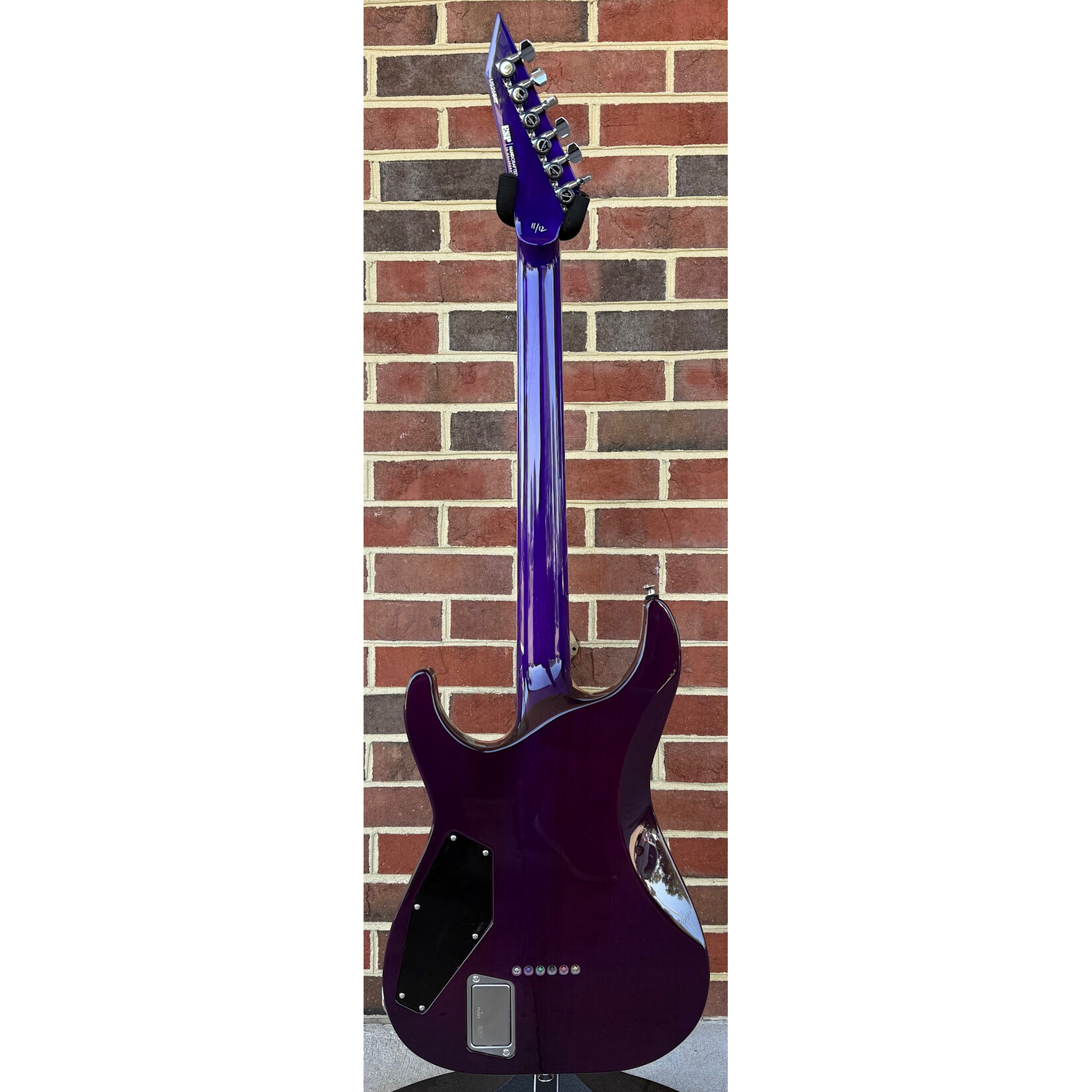 ESP ESP USA Limited Edition Horizon, 1 of 12, Pink Carmine, Maple Burl Top, Mahogany Body, Ebony Fretboard, EMG X Pickups, Gotoh Locking Tuners, Hardshell Case