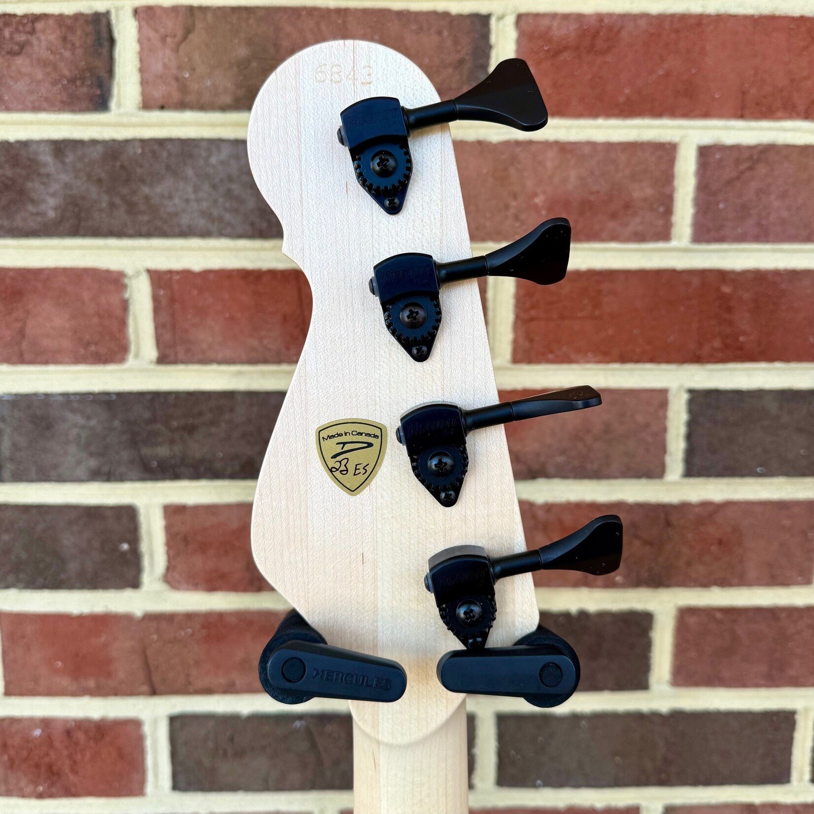 Dingwall Dingwall Super J Custom 4-String, Matte Black, Alder Body, Maple Neck, Wenge Fretboard, Matching Headstock, Dingwall FDV Pickups, Darkglass Electronics Tone Capsule Preamp w/ Toggles, Dingwall Deluxe Gig Bag