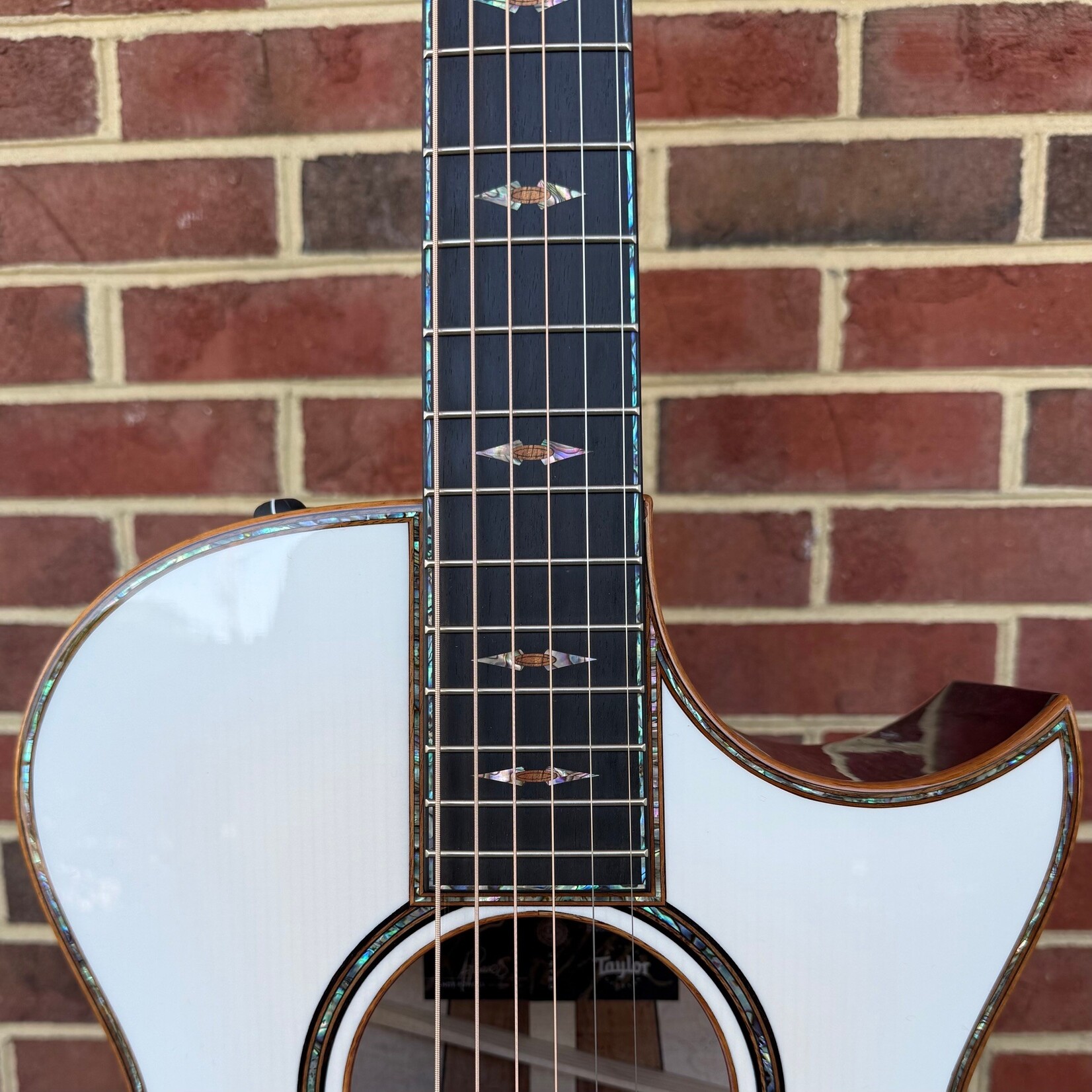 Taylor Taylor NAMM 2026 Catch Custom #6, Grand Concert 12-Fret, Lutz Spruce Top, Quilted Maple/Koa Wedge Back & Sides, Claria System Electronics, Hardshell Case