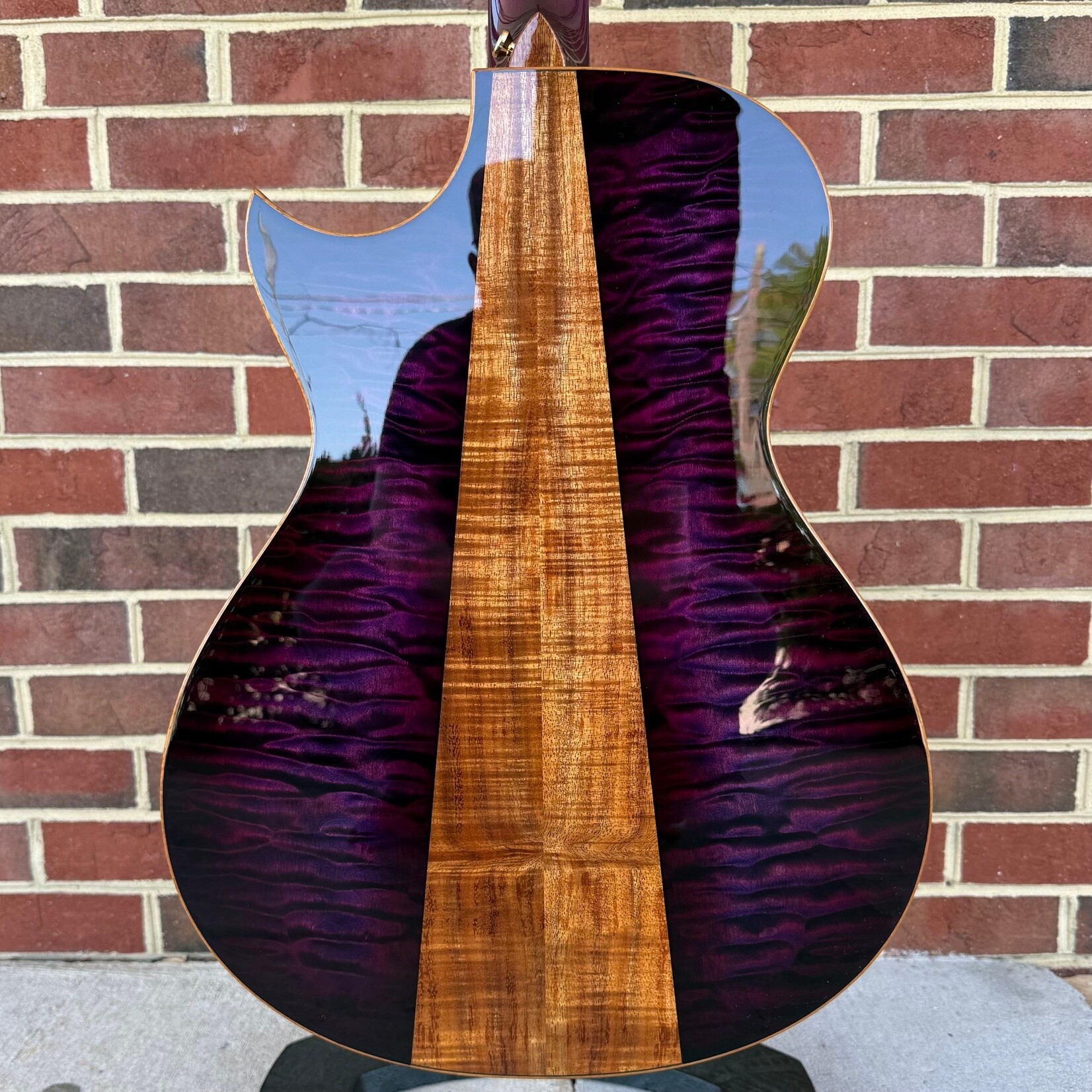 Taylor Taylor NAMM 2026 Catch Custom #6, Grand Concert 12-Fret, Lutz Spruce Top, Quilted Maple/Koa Wedge Back & Sides, Claria System Electronics, Hardshell Case