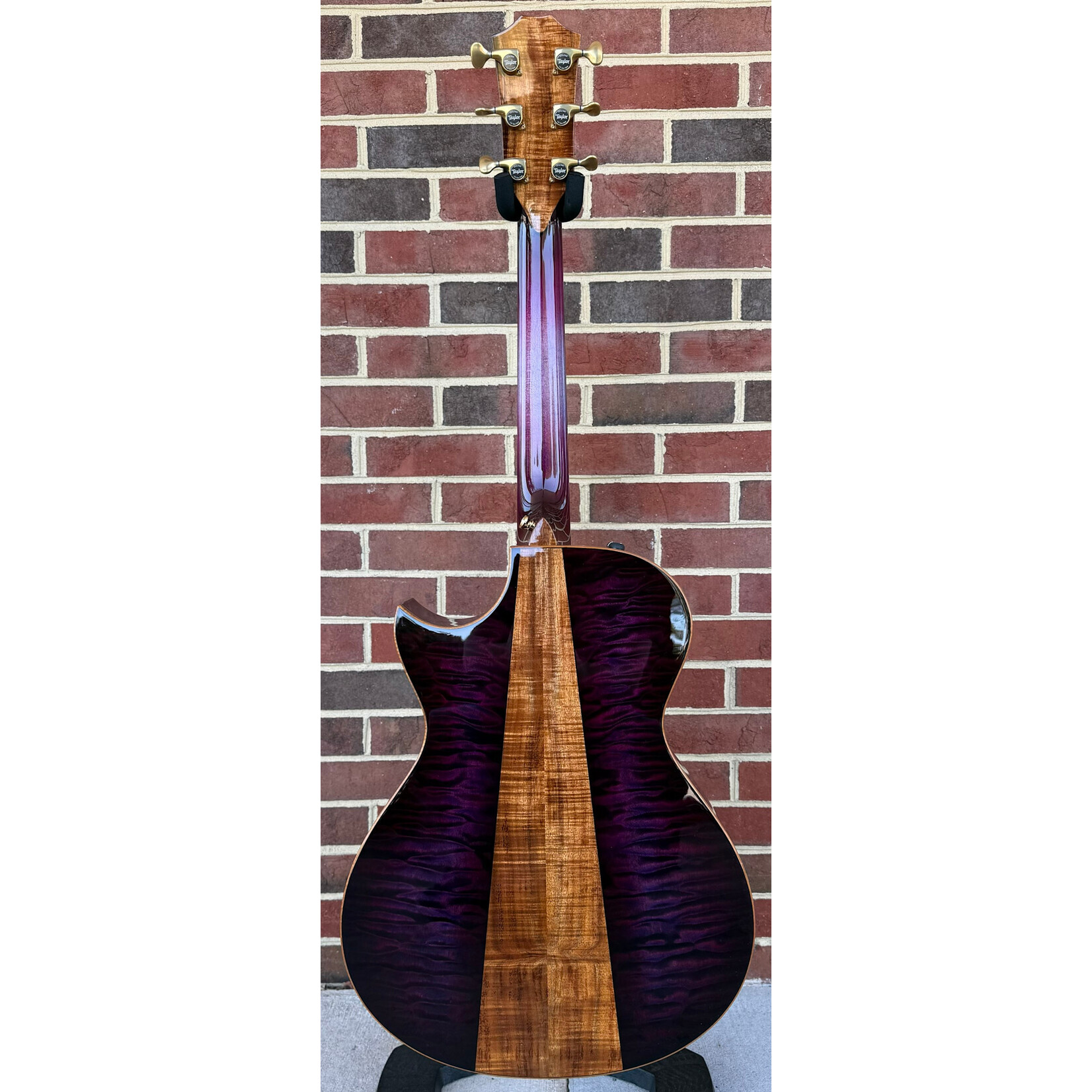 Taylor Taylor NAMM 2026 Catch Custom #6, Grand Concert 12-Fret, Lutz Spruce Top, Quilted Maple/Koa Wedge Back & Sides, Claria System Electronics, Hardshell Case
