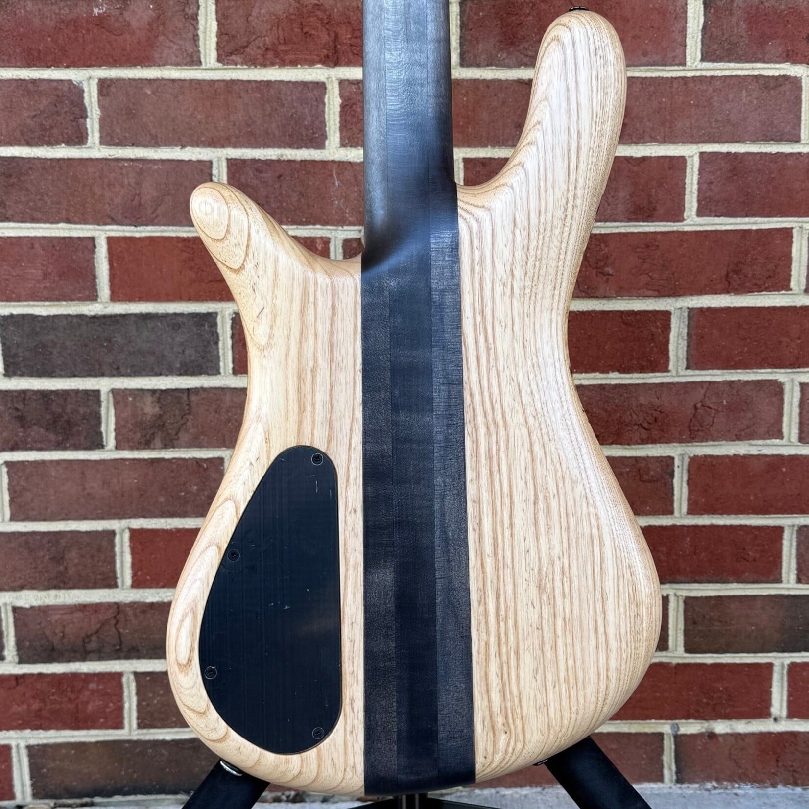 Spector Spector USA NS-2, Buckeye Burl Top, Swamp Ash Body, 3pc Maple Neck, Ebony Fretboard, Abalone Crown Inlays, EMG PX/JX Set, HAZ 18-Volt, TSA Case