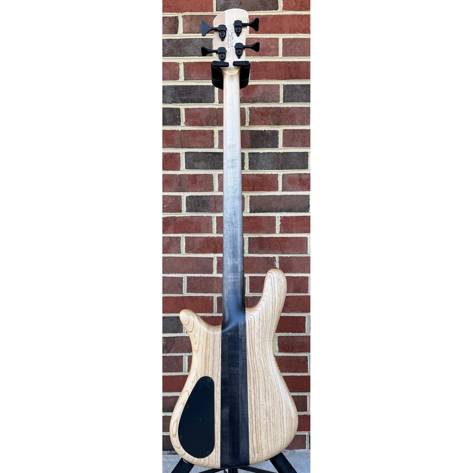 Spector Spector USA NS-2, Buckeye Burl Top, Swamp Ash Body, 3pc Maple Neck, Ebony Fretboard, Abalone Crown Inlays, EMG PX/JX Set, HAZ 18-Volt, TSA Case