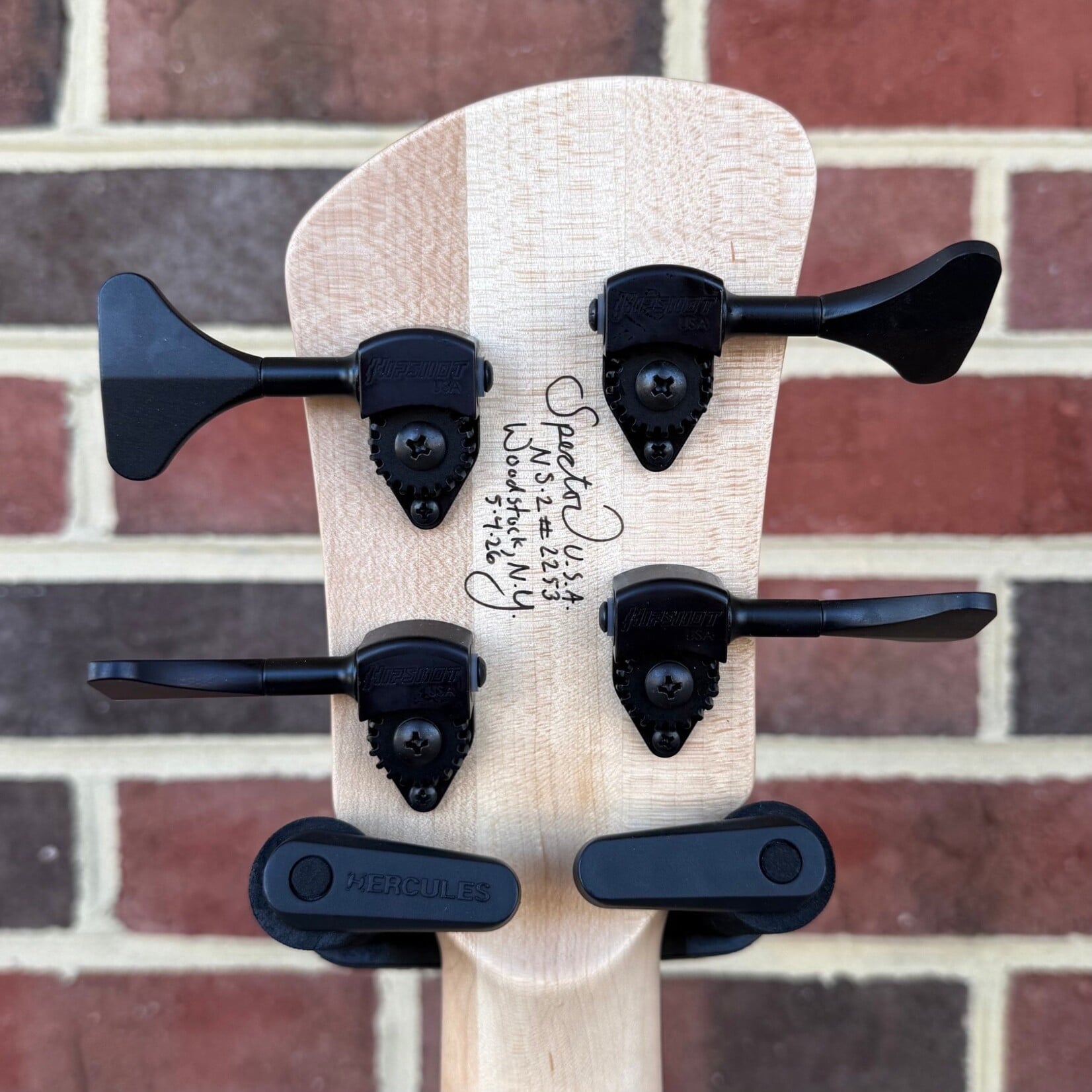 Spector Spector USA NS-2, Buckeye Burl Top, Swamp Ash Body, 3pc Maple Neck, Ebony Fretboard, Abalone Crown Inlays, EMG PX/JX Set, HAZ 18-Volt, TSA Case