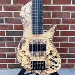 Fodera Fodera Emperor II Elite, Chestnut Burl Top, Walnut Body, Alder Tone Block, Flamed Ebony Fretboard, Flamed Ebony Ramp, Chestnut Dot Inlays, Fodera/Duncan Dual Coil Pickups, Hardshell Case