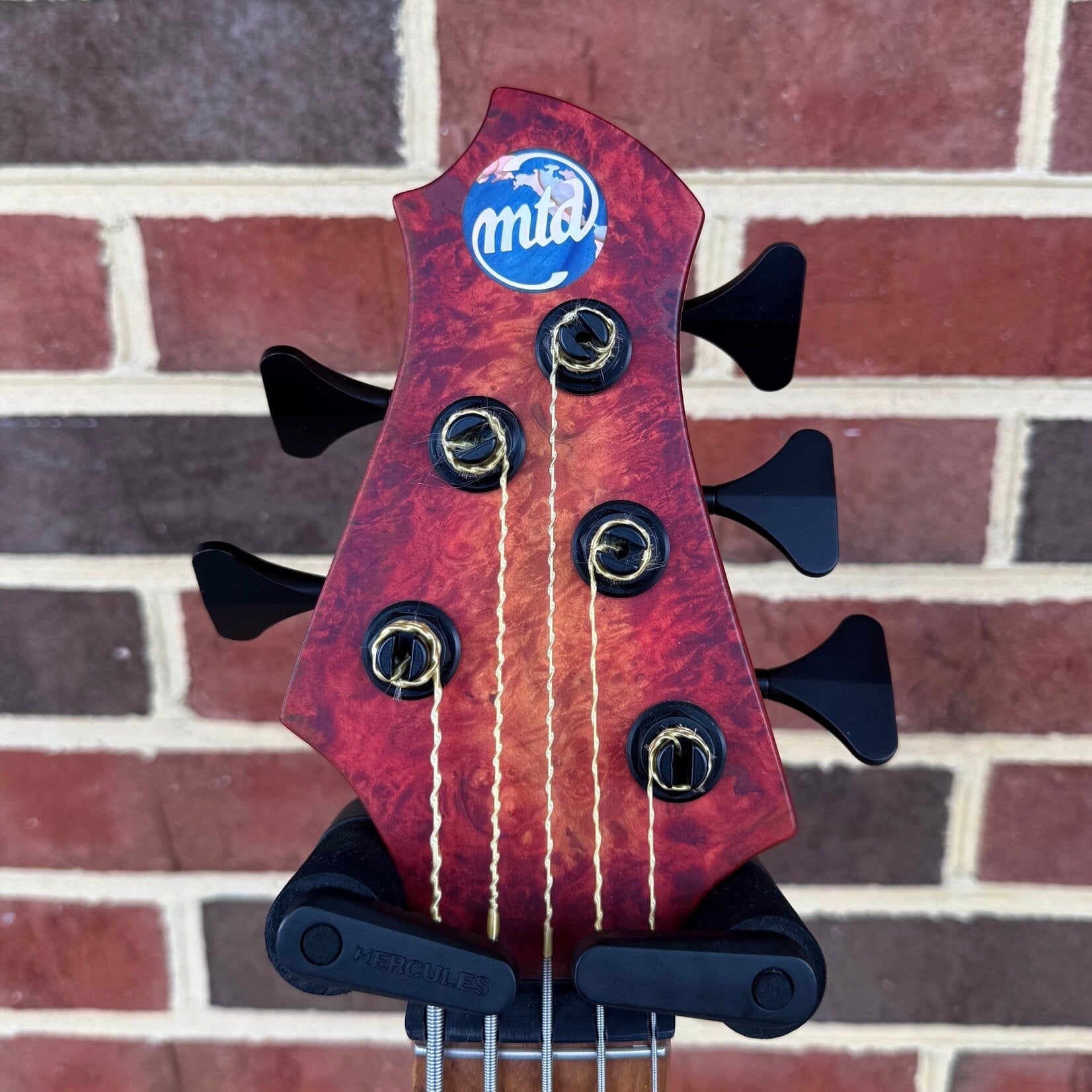 MTD MTD USA 535-24, 2026 Model, Dark Cherry Sunburst, Maple Burl Top, Northern Ash Body, Ash Neck, Roasted Birdseye Maple Fretboard, Matching Knobs, Matching Backplates, MTD World Logo, Custom Bartolini Pickups & Preamp, TKL Deluxe Gig Bag (USED)