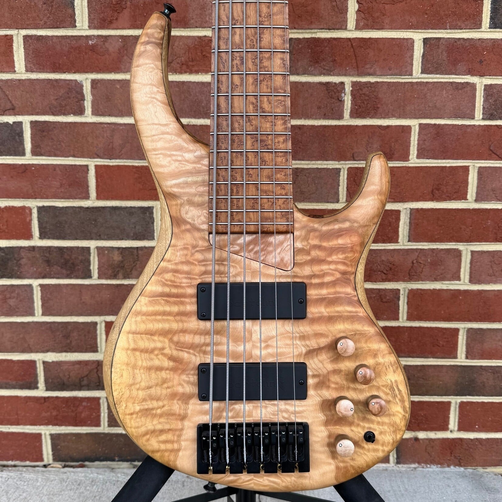 MTD MTD USA 635-24, 2026 Model, Natural, Quilted Maple Top, Black Limba Body, Ash Neck, Roasted Birdseye Maple Fretboard, Matching Knobs, Matching Backplates, MTD World Logo, Custom Bartolini Pickups & Preamp, MTD Deluxe Gig Bag (USED)