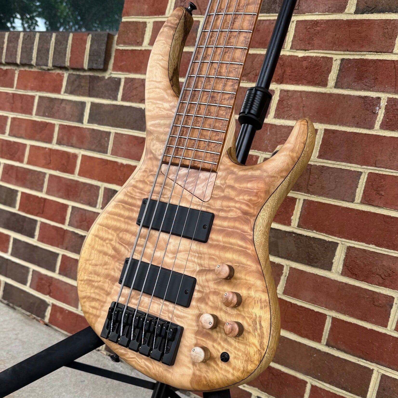 MTD MTD USA 635-24, 2026 Model, Natural, Quilted Maple Top, Black Limba Body, Ash Neck, Roasted Birdseye Maple Fretboard, Matching Knobs, Matching Backplates, MTD World Logo, Custom Bartolini Pickups & Preamp, MTD Deluxe Gig Bag (USED)