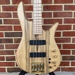 Fodera Fodera Monarch 4 Standard Special, Sweetwater Exclusive, Black Limba Top, Alder Body, Maple Neck & Fretboard, Duncan Dual Coil Pickups, Hardshell Case (USED)