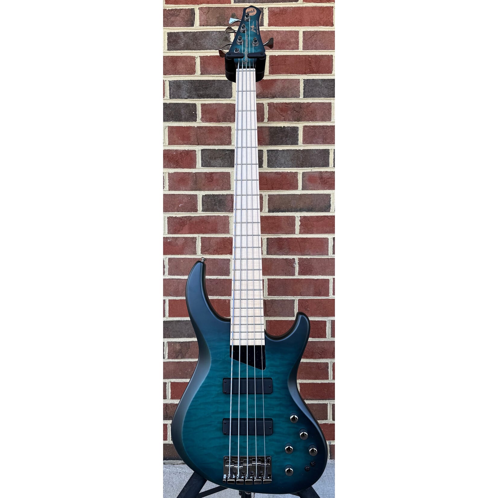 MTD MTD Kingston Norm Stockton Signature Saratoga, Quilted Maple Top, Alder Body, Custom Bartolini USA Pickups, Bartolini Active 3-band EQ