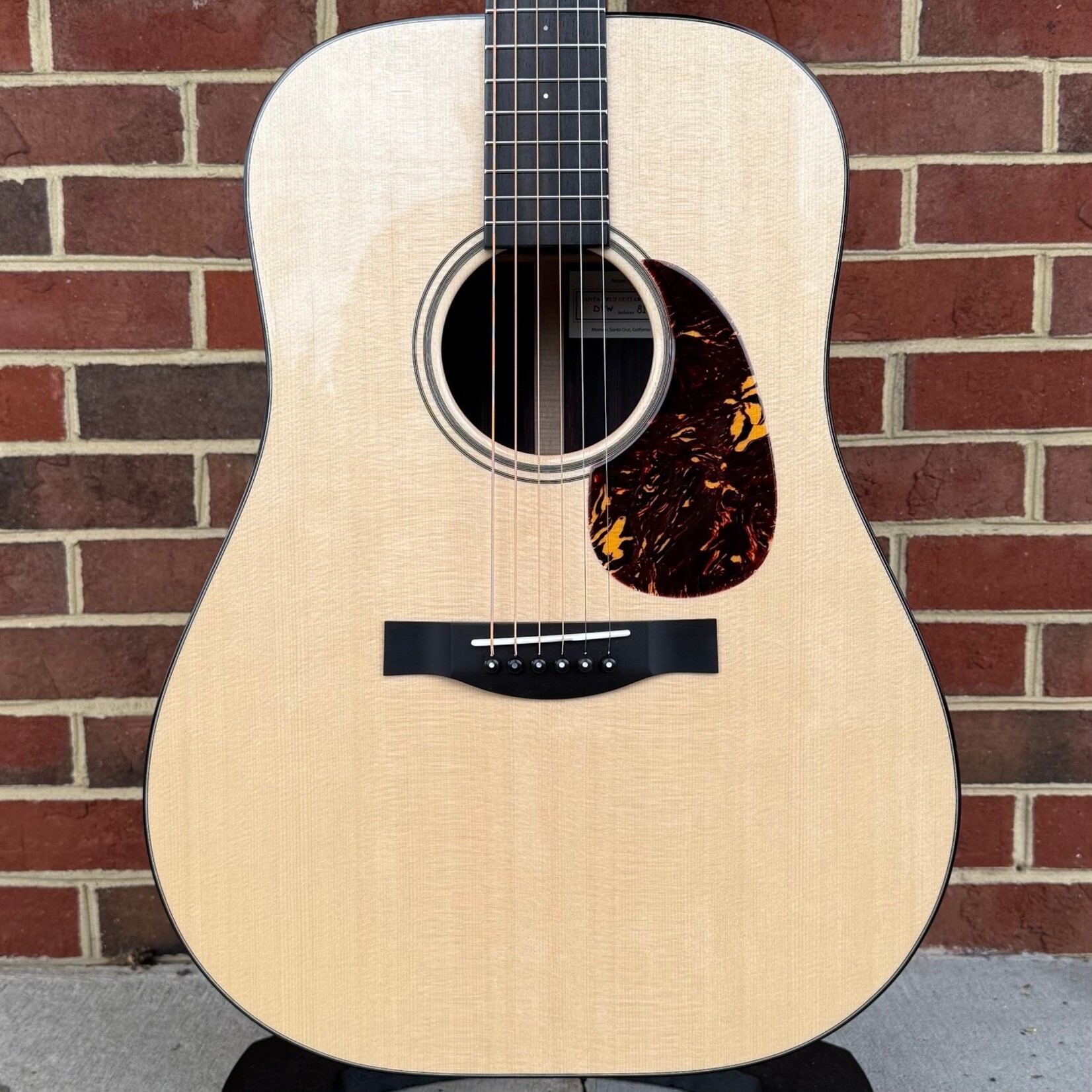Santa Cruz Guitar Co. Santa Cruz Custom D/PW, Sitka Spruce Top, East Indian Rosewood Back & Sides, Adirondack Bracing w/ Hot Hide Glue, Ebony Fretboard & Bridge, Hardshell Case