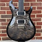 Paul Reed Smith Paul Reed Smith Custom 24 "Birds of a Feather" Limited Edition, Charcoal Microburst, Artist Grade Flame Maple Top, Mahogany Body, Ebony & Figured Maple Fretboard, Old School Private Stock Eagle Headstock Inlay, DMO Pickups, Hardshell Case