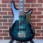 Spector Spector Icon NS-2 Neck Through, Black and Blue, Aguilar DCB Pickups, Aguilar OBP-2 Preamp, Gig Bag