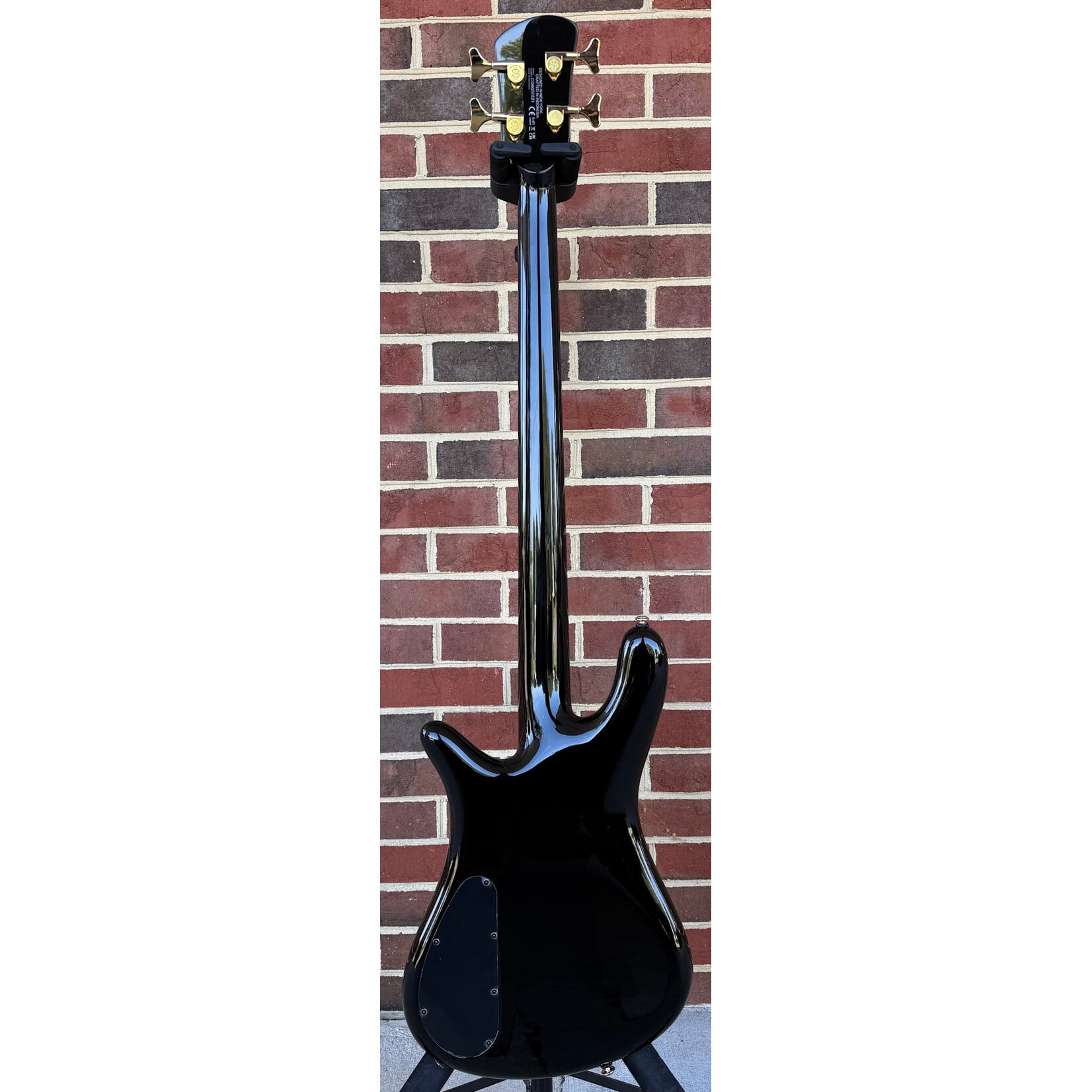 Spector Spector Icon NS-2 Neck Through, Black and Blue, Aguilar DCB Pickups, Aguilar OBP-2 Preamp, Gig Bag