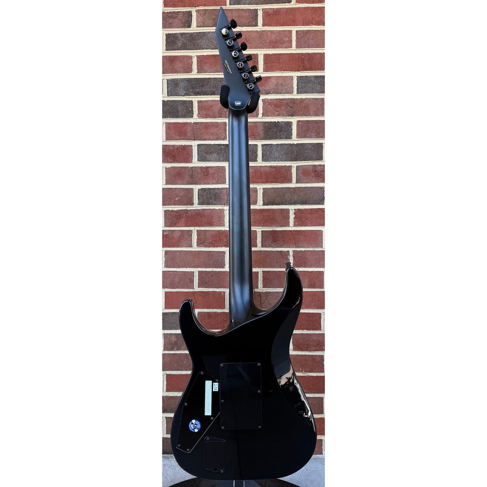 ESP ESP E-II Horizon FR-II, See Thru Black Cherry Sunburst, Neck Thru, Quilted Maple Top, Mahogany Body, Floyd Rose Original Bridge, EMG 57/66TW Pickups, Hardshell Case, SN# ES7364253