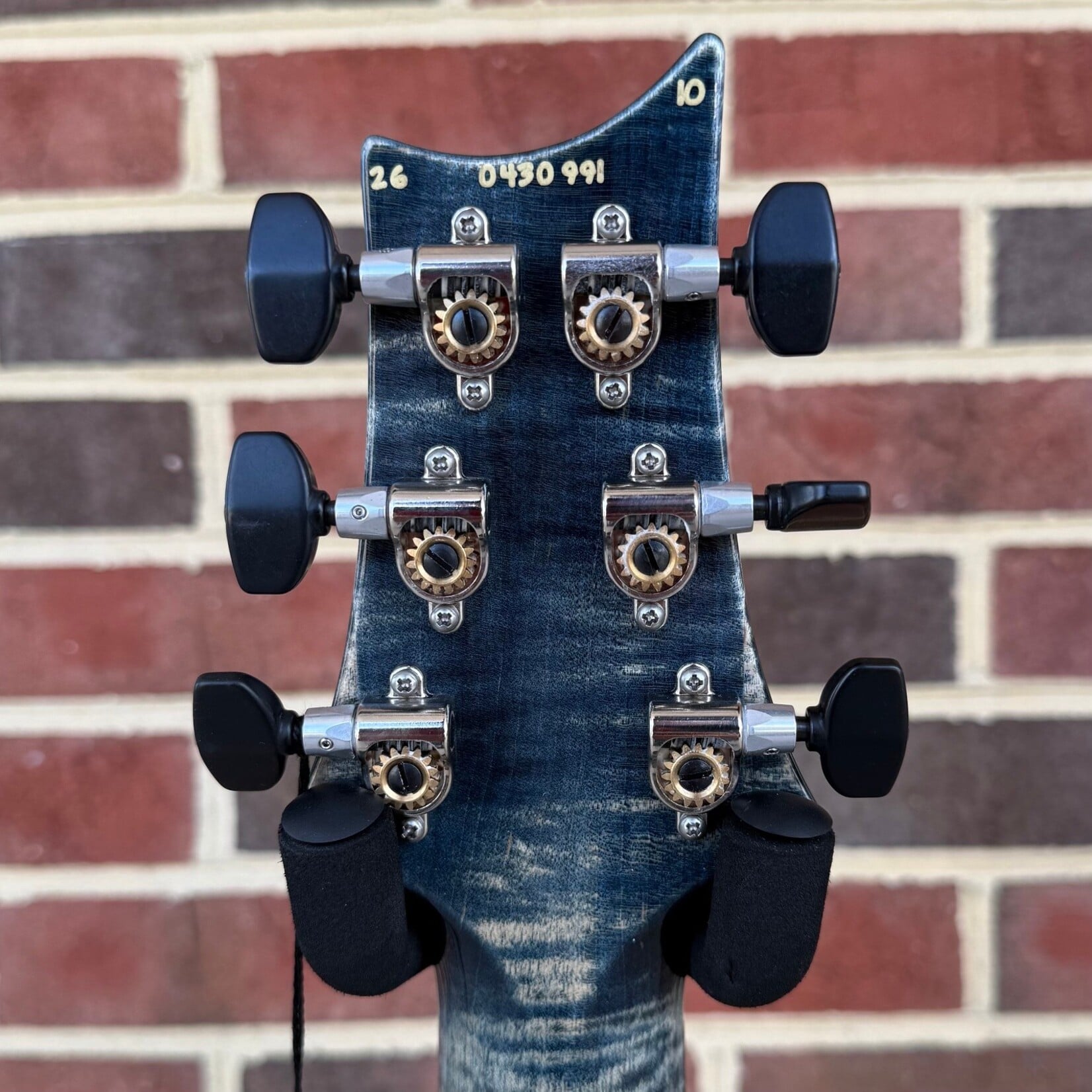 Paul Reed Smith Paul Reed Smith Wood Library Custom 24 Stoptail Limited, Faded Whale Blue, Flame Maple 10-Top, Black Limba Body, Flame Maple Neck, Ziricote Fretboard, PRS DMO Pickups, Hardshell Case