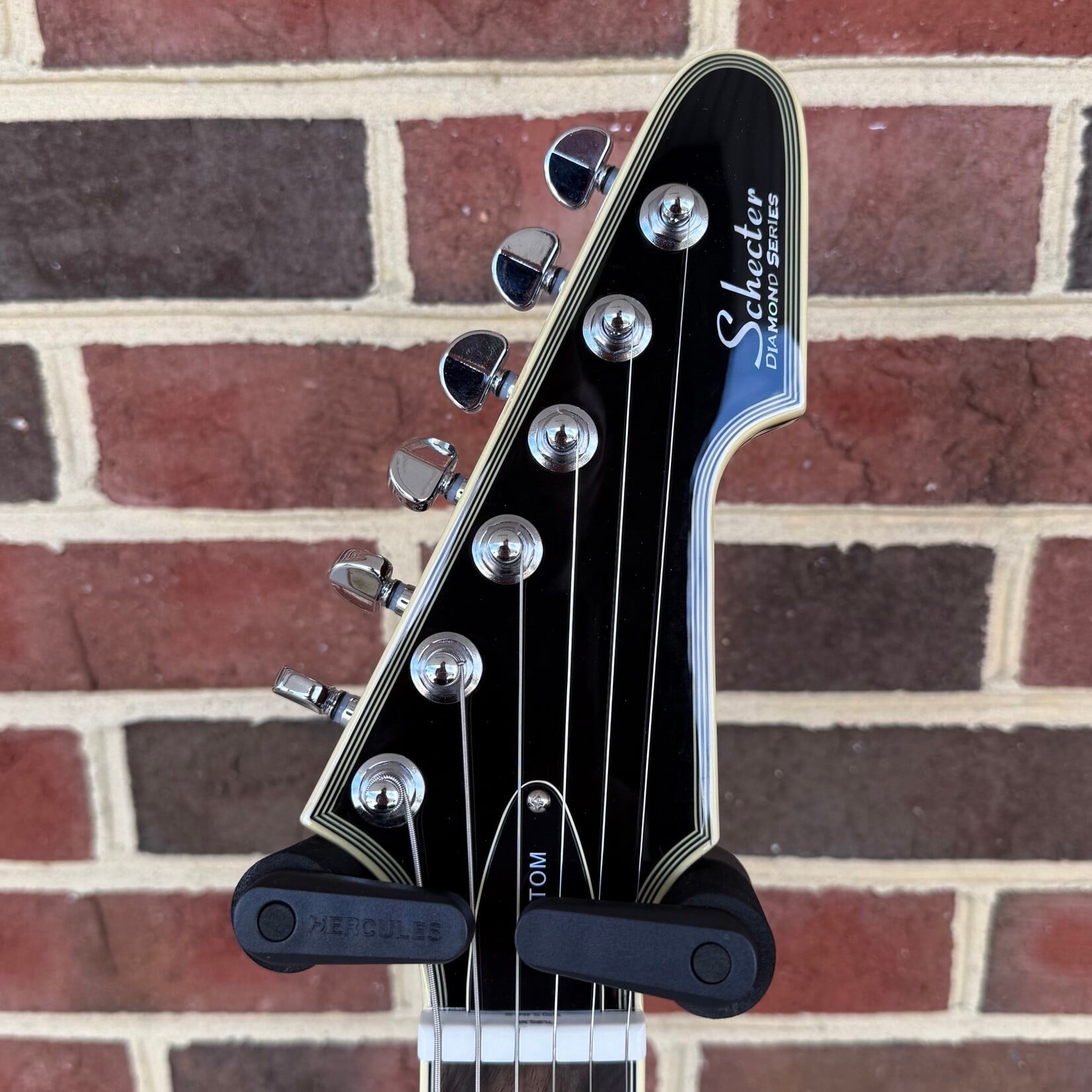 Schecter Guitar Research Schecter E-1 Custom, Vintage Sunburst, Quilted Maple Top, Ebony Fretboard, Locking Tuners, Schecter USA Sunset Strip/Pasadena Pickups
