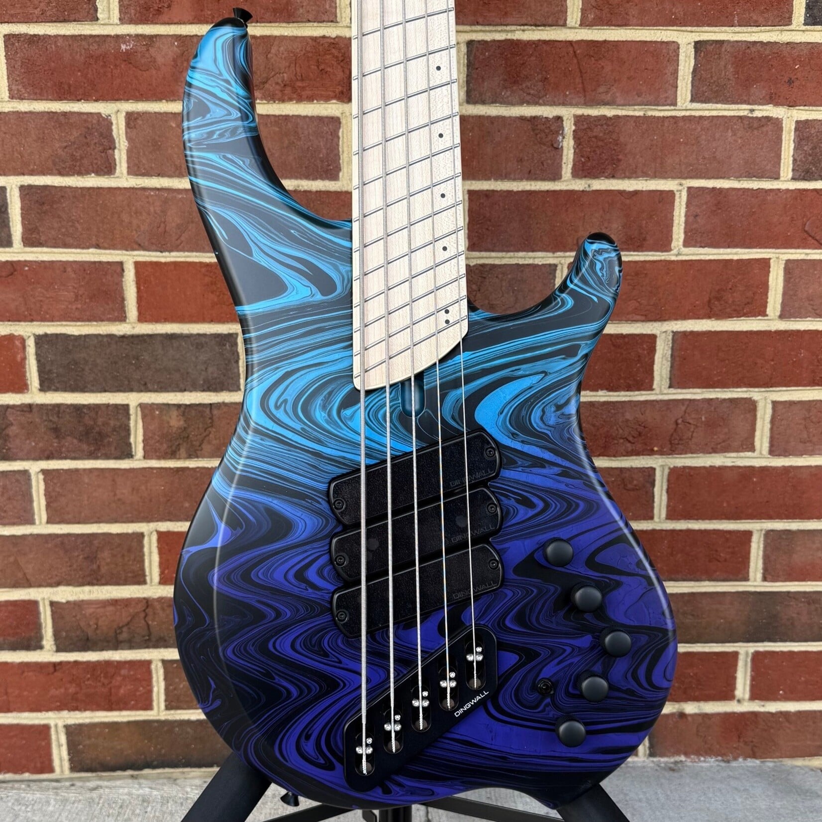 Dingwall Dingwall NG3 5-String, Purple-Blue Fade Swirl, Limited Edition - 1 of 100 Worldwide, Maple Fretboard, Matching Headstock, Dingwall Minimalist Bridge, Dingwall Gig Bag, SN# 21743