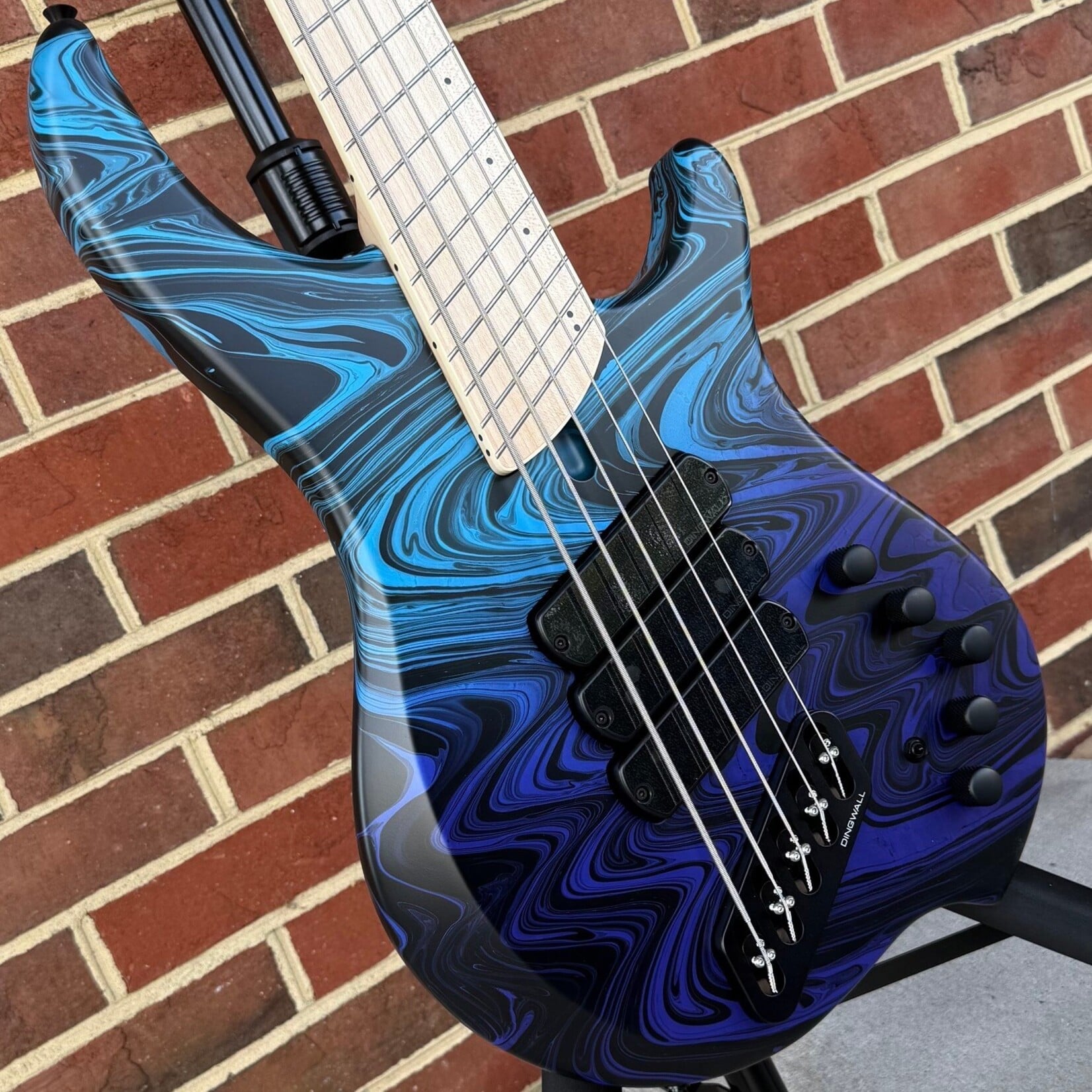 Dingwall Dingwall NG3 5-String, Purple-Blue Fade Swirl, Limited Edition - 1 of 100 Worldwide, Maple Fretboard, Matching Headstock, Dingwall Minimalist Bridge, Dingwall Gig Bag, SN# 21743